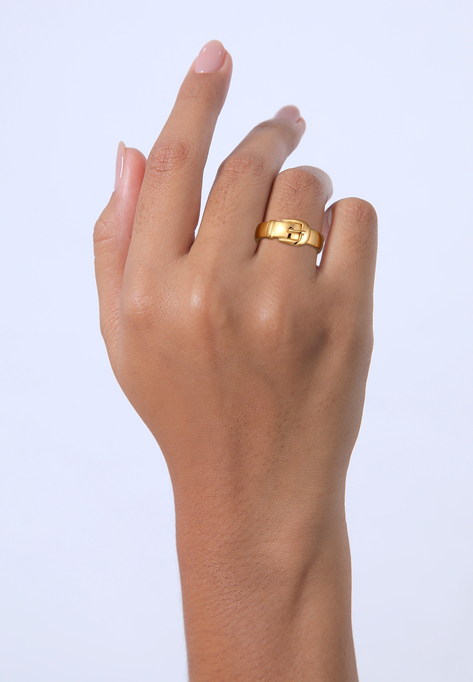 Elli Silberring »Ring Gürtel Bandring 925 Sterling Silber«