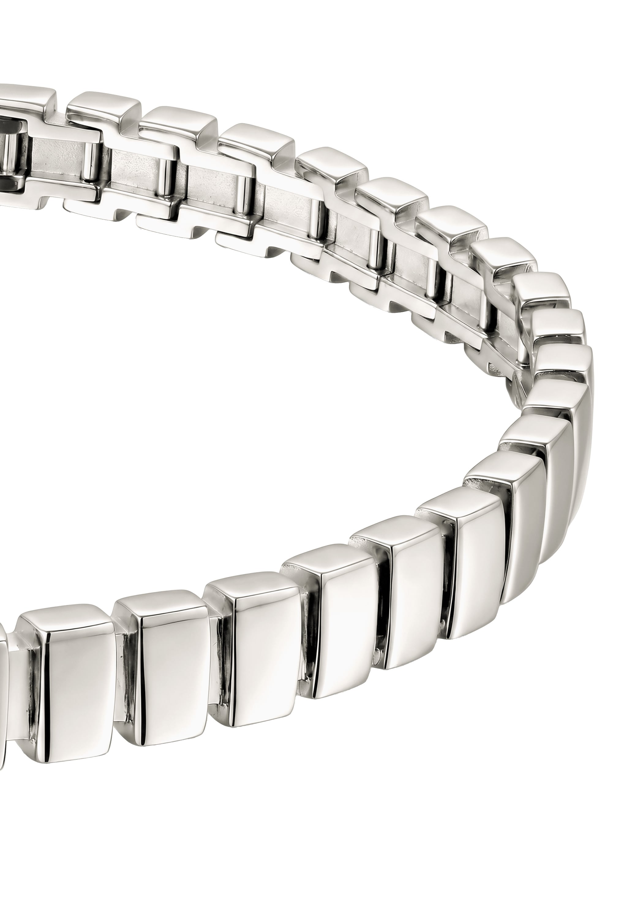 Kuzzoi Armkette »Armband ohne Stein Plättchen 925 Sterling Silber«