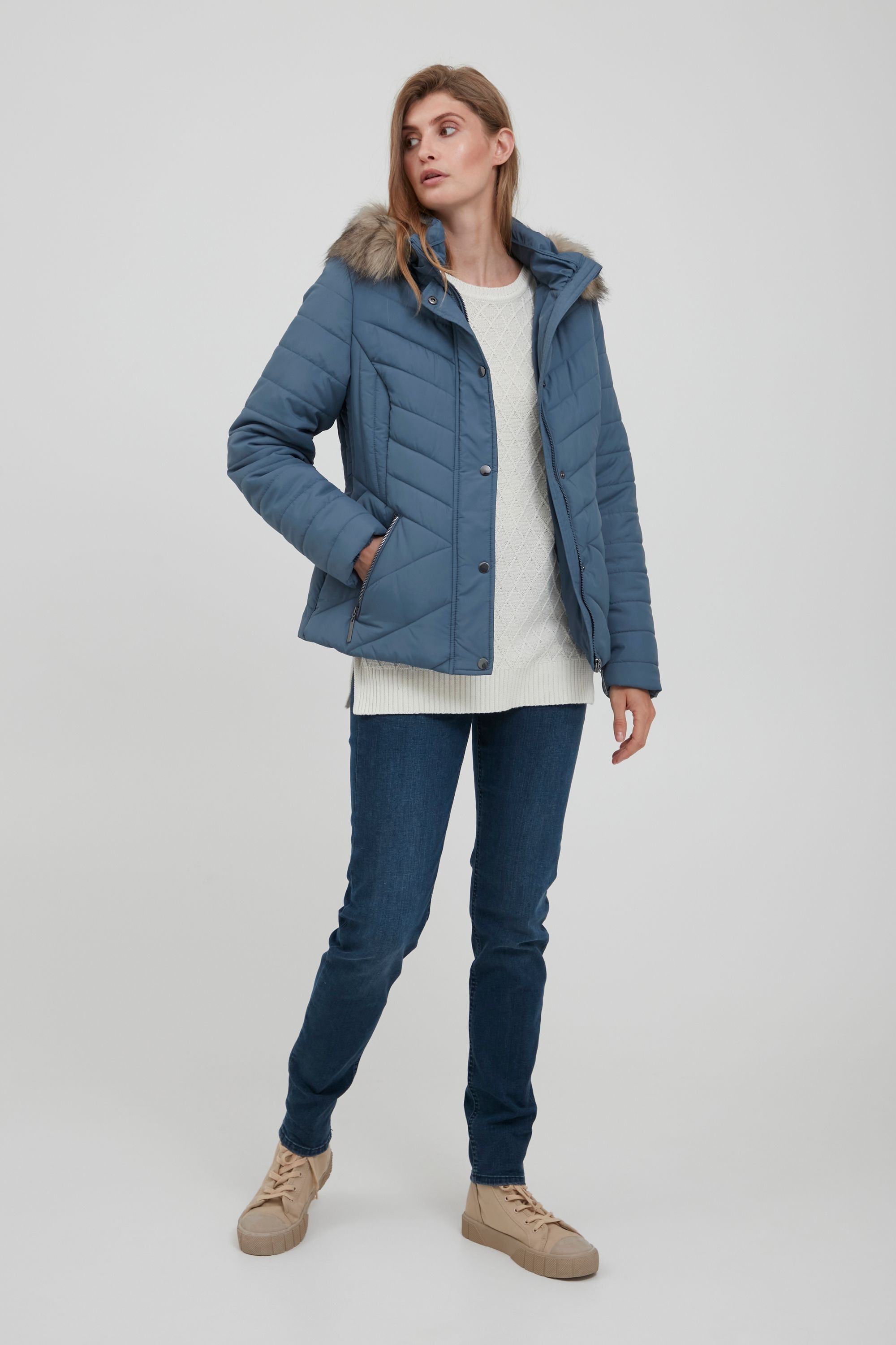 fransa Steppjacke »Steppjacke FRBavest«, mit Kapuze