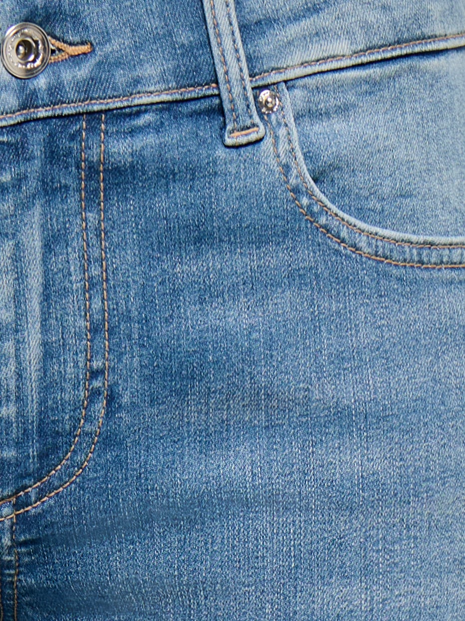 ONLY Straight-Jeans »ONLWINNIE  MID STRAIGHT DNM« Baumwollmischung, straight fit, mid waist