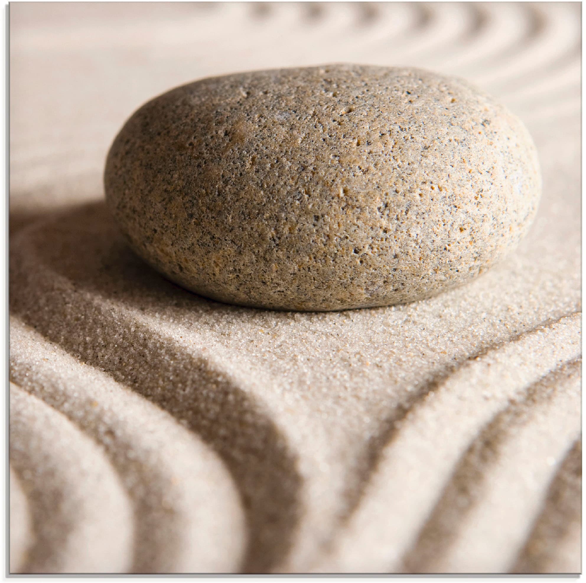 Artland Glasbild »Zen Stein«, Zen, (1 St.), in verschiedenen Größen