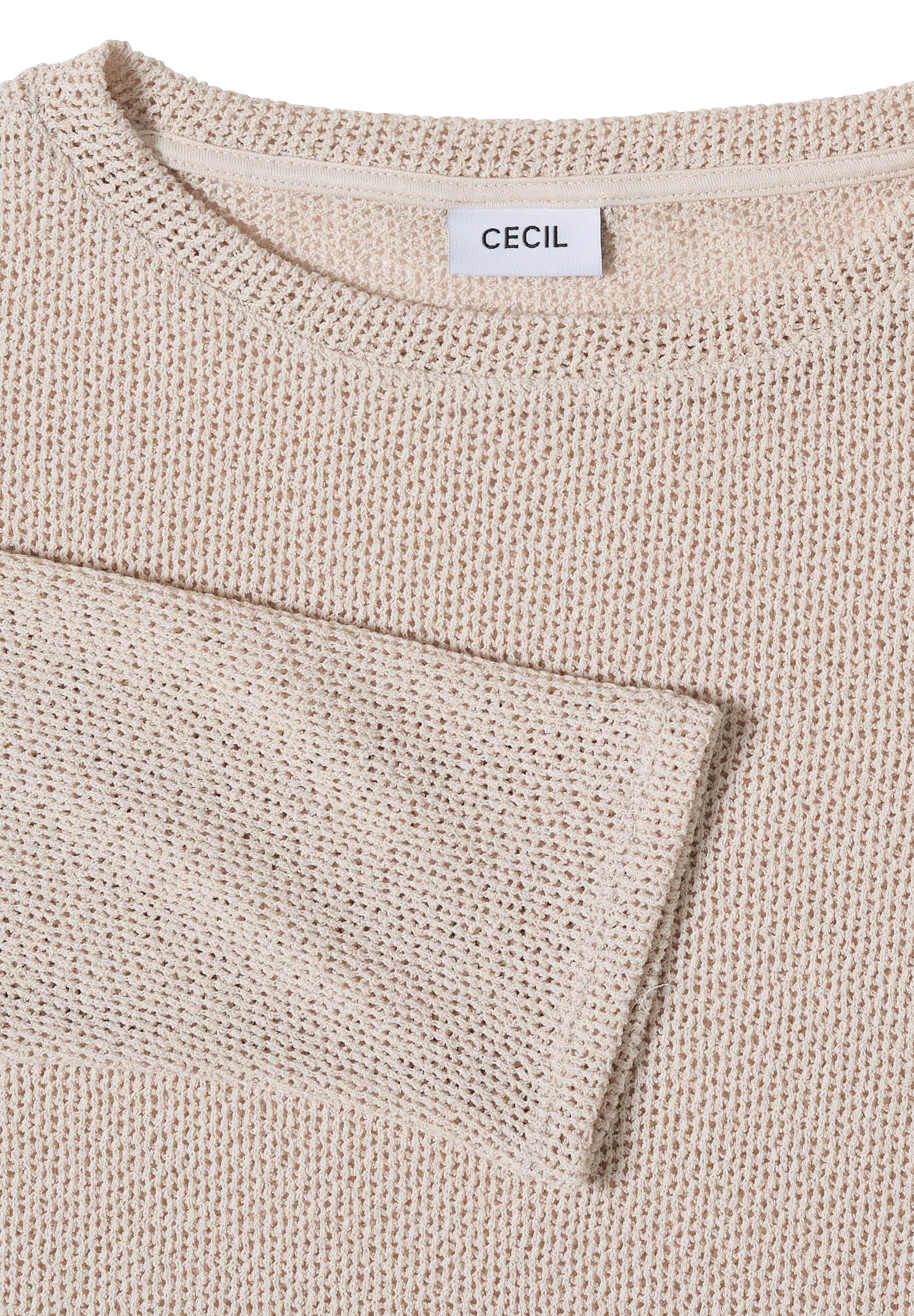 Cecil 3/4 Arm-Pullover mit U-Boot Ausschnitt