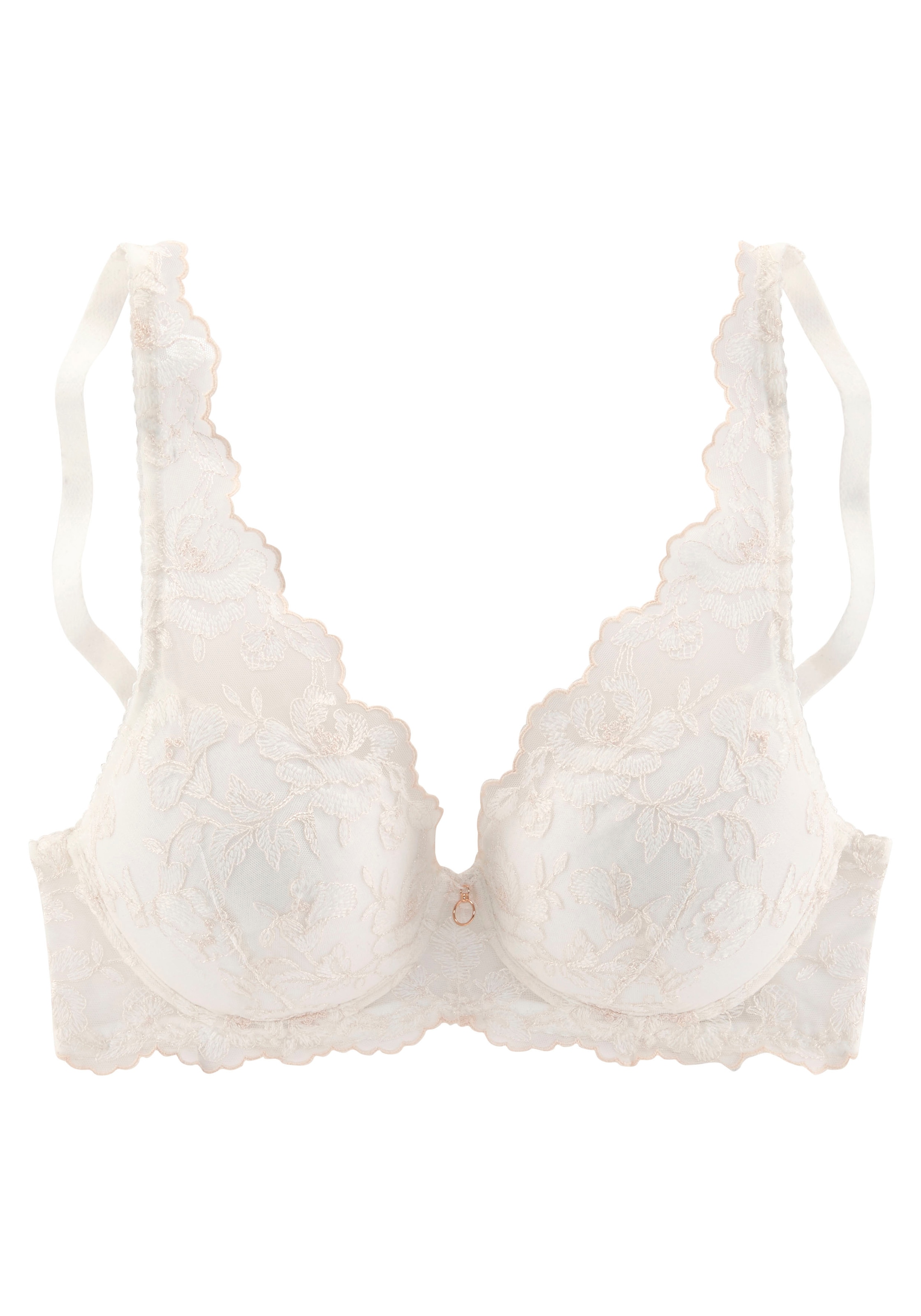 LASCANA Push-up-BH »Mia«, mit Bügel in High-Apex Schnittform, sexy Dessous