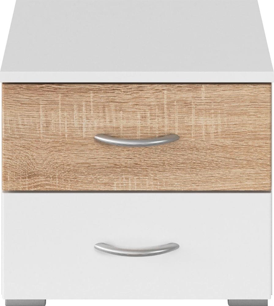 rauch Nachtkommode »Nachttisch Nachtkonsole Beistelltisch Kommode Sideboard NOOSA«, mit farblich abgesetzter Schublade MADE IN GERMANY