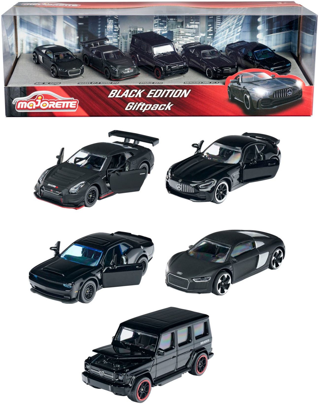 Spielzeug-Auto »Black Edition 5 Pieces Giftpack«