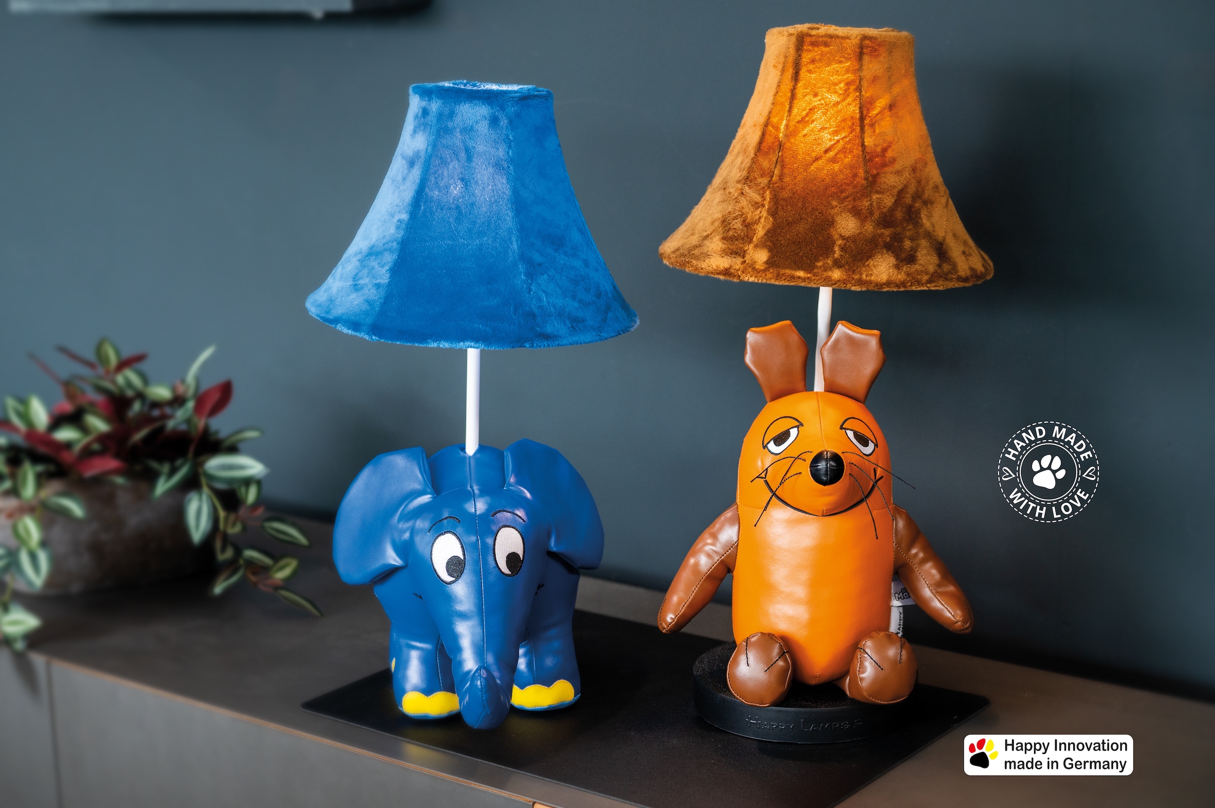 Happy Lamps for smiling eyes LED Tischleuchte »Die Maus« GU 5,3 1 Stk. Warmweiß Hochwertig, Einzigartig, Zertifiziert