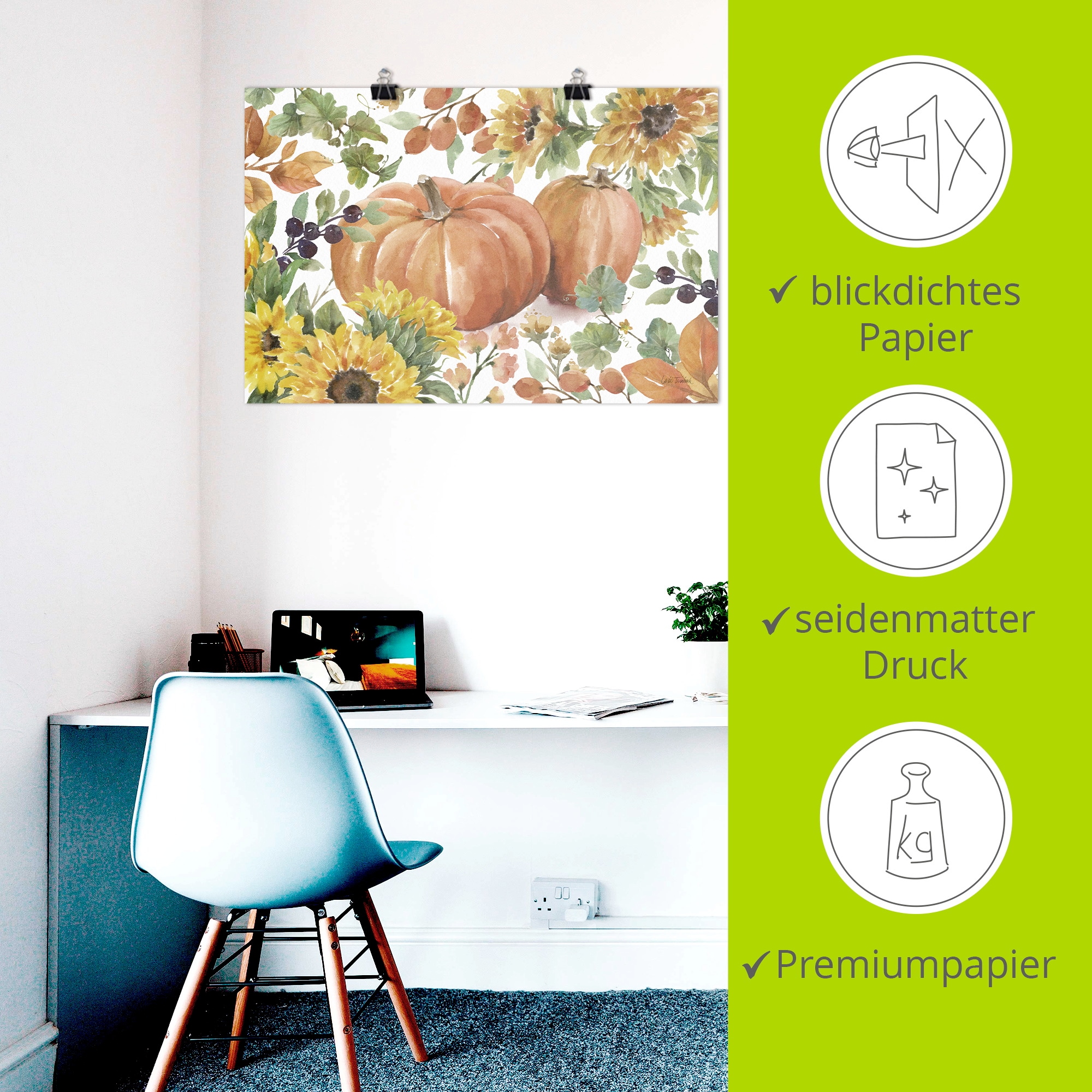 Artland Wandbild »Autumn Breeze III« Pflanzenbilder 1 Stk. tlg. als Alubild, Leinwandbild, Poster, Wandaufkleber in verschied. Größen