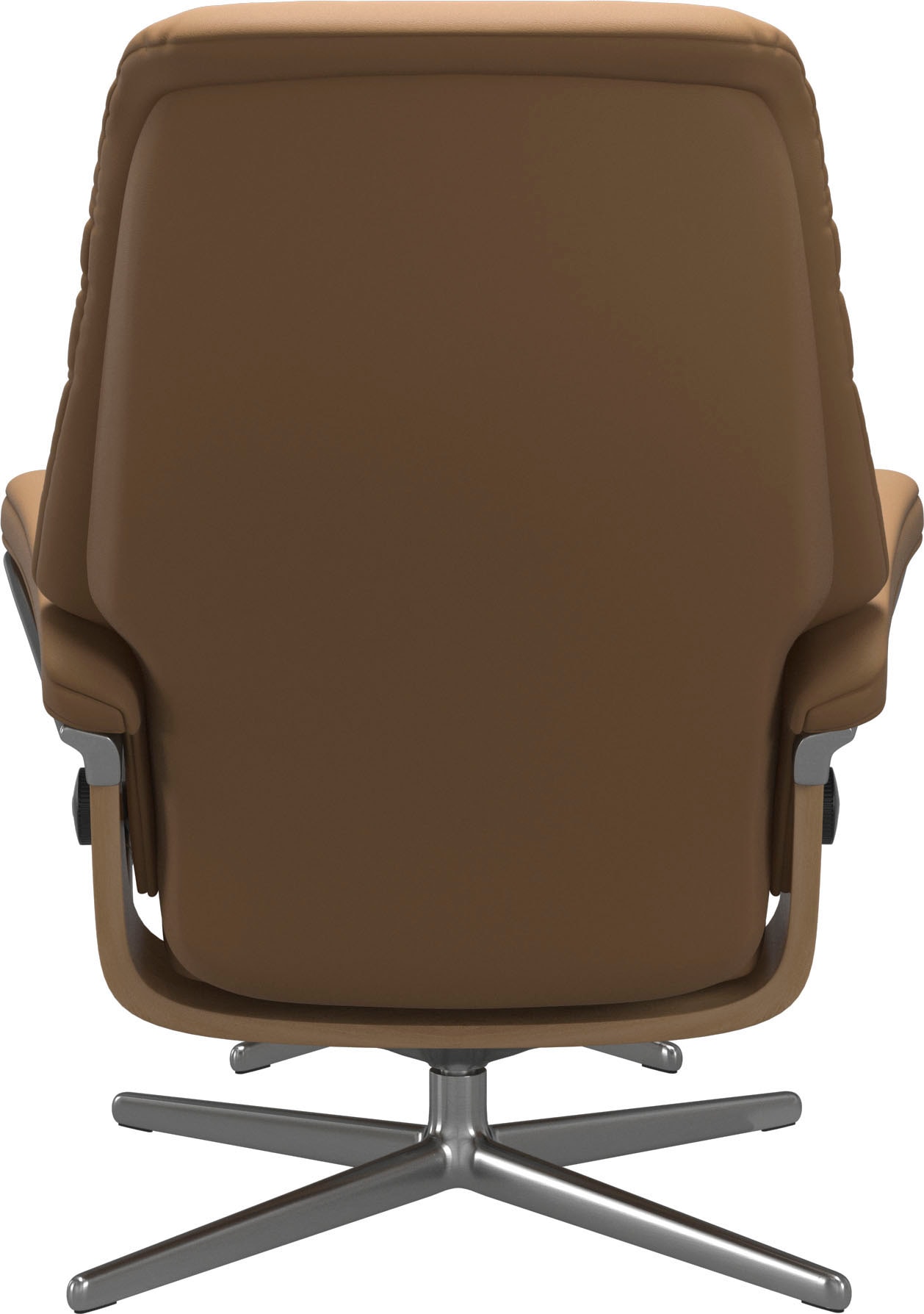 Stressless® Relaxsessel »Sunrise« Set, Relaxsessel mit Hocker,  mit Hocker, mit Cross Base, Größe S, M & L, Holzakzent Eiche