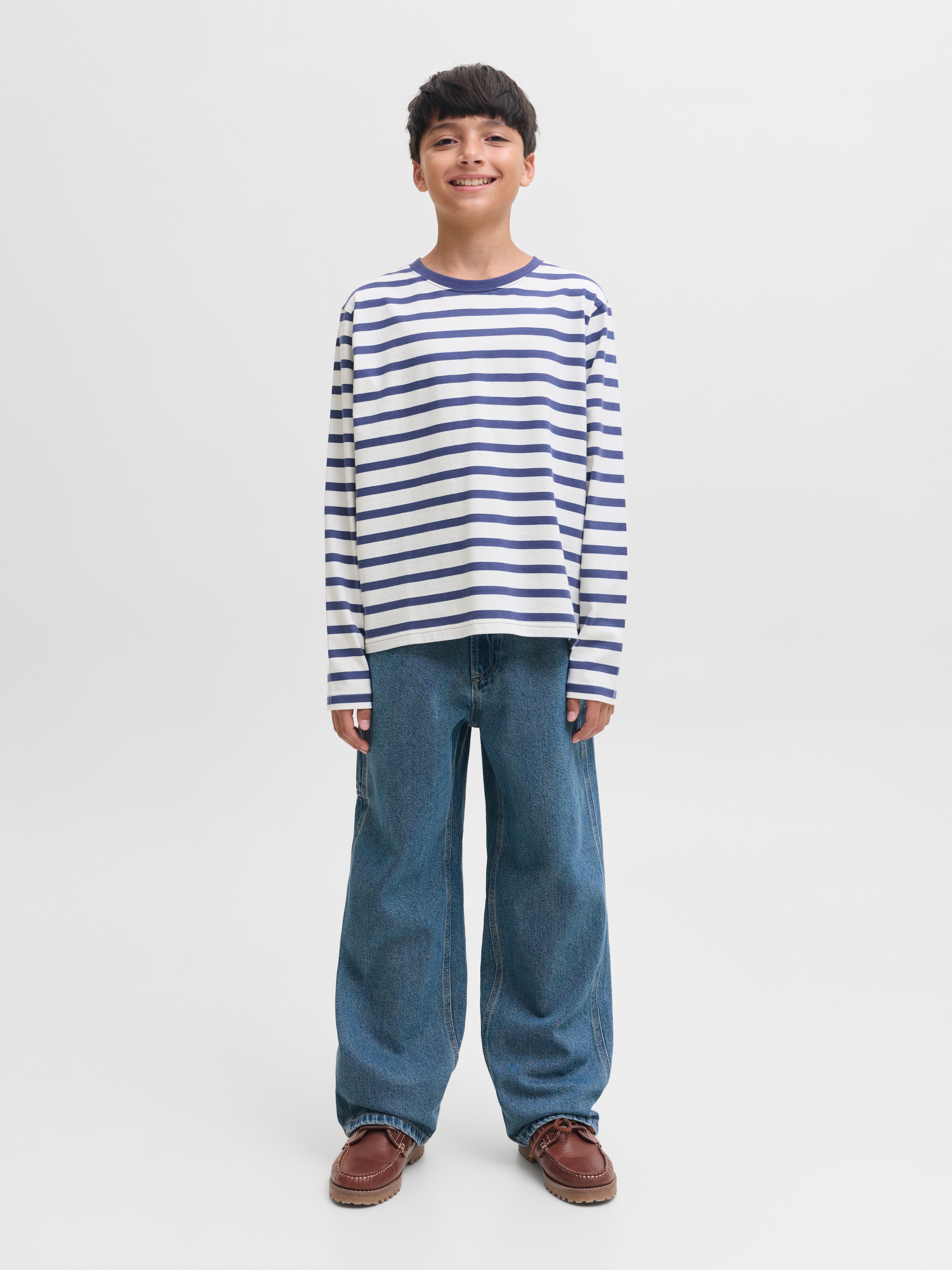 Jack & Jones Junior Relax-fit-Jeans »JJIALEX JJCARPENTER AT 233 JNR« Baumwolle, relaxed fit