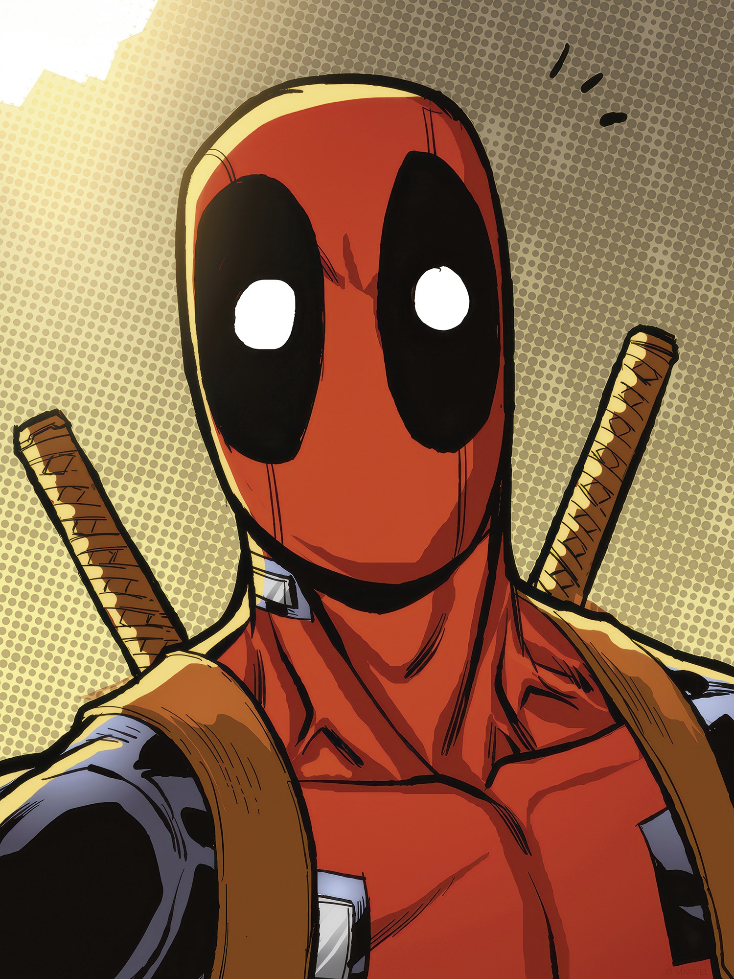 Komar Wandbild »Marvel Deadpool Holup«, Disney, (Set, 1 St.), 30 x 40 cm (Breite x Höhe) - Kinderzimmer, Dekoration
