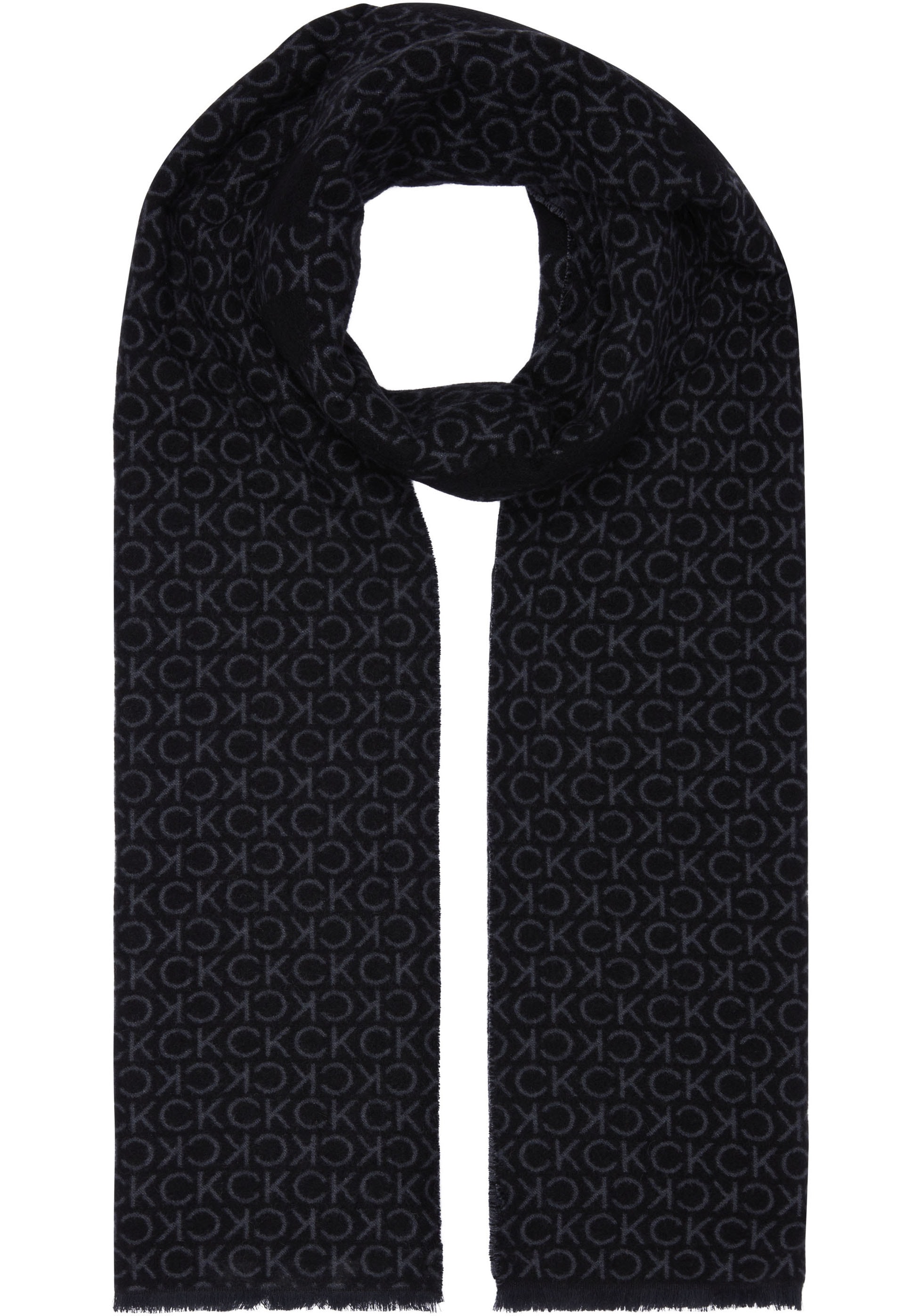 Schal »FRINGES TWO-TONE MONO MW SCARF«, mit Logomonogramm