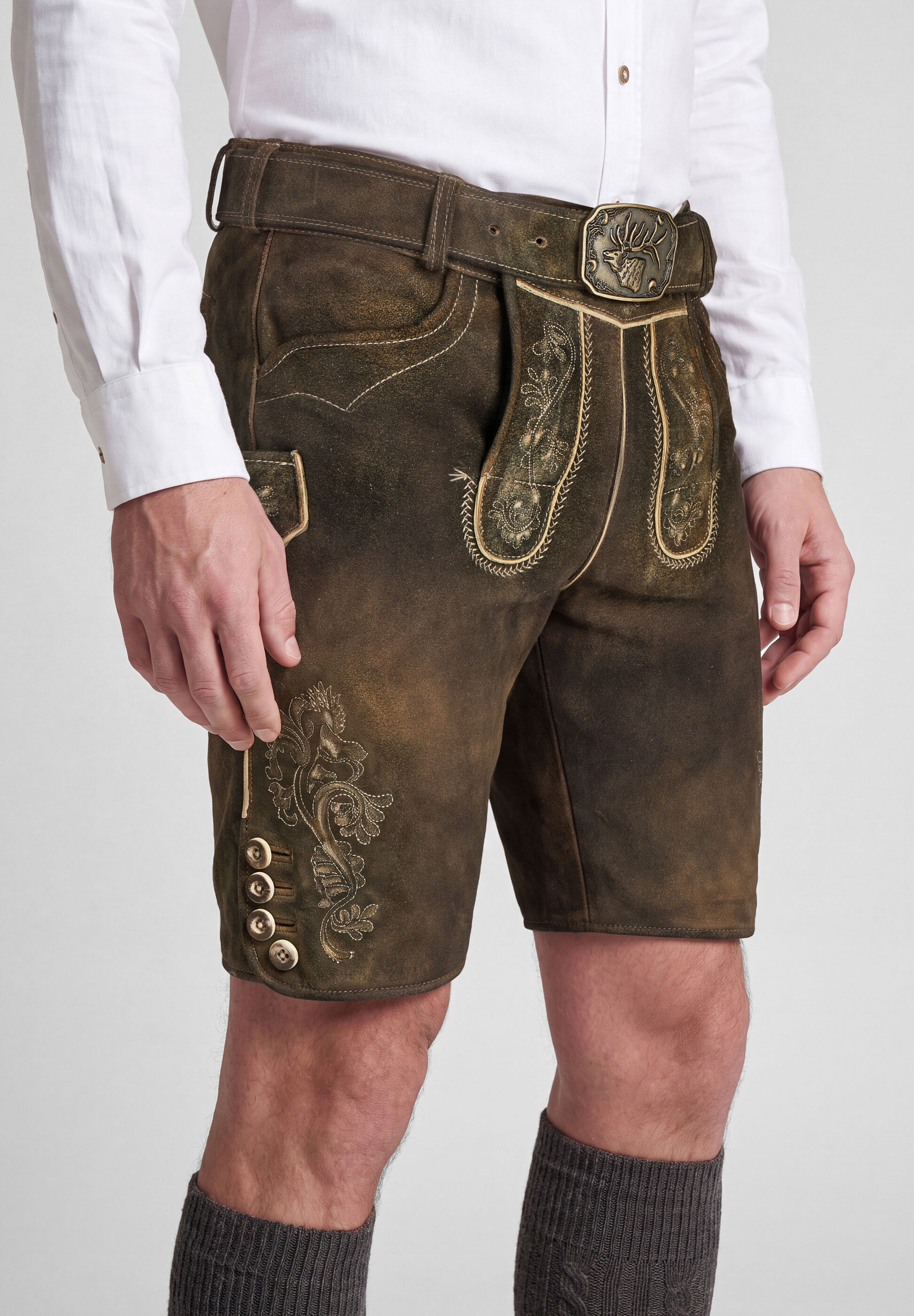 Spieth & Wensky Lederhose »Everest«  Länge 45cm