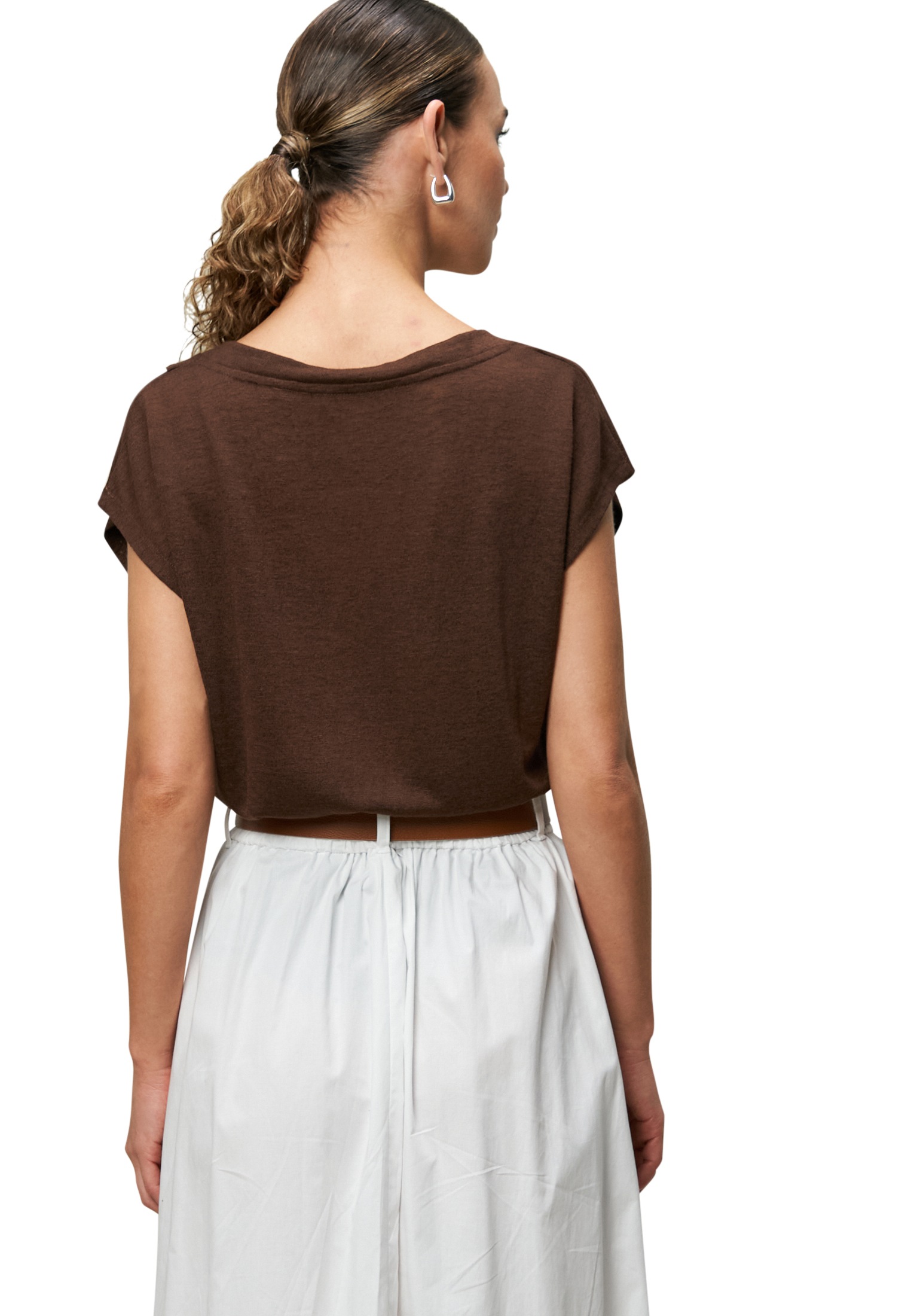 Zero Shirttop »Sommer-T-Shirt mit V-Ausschnitt«