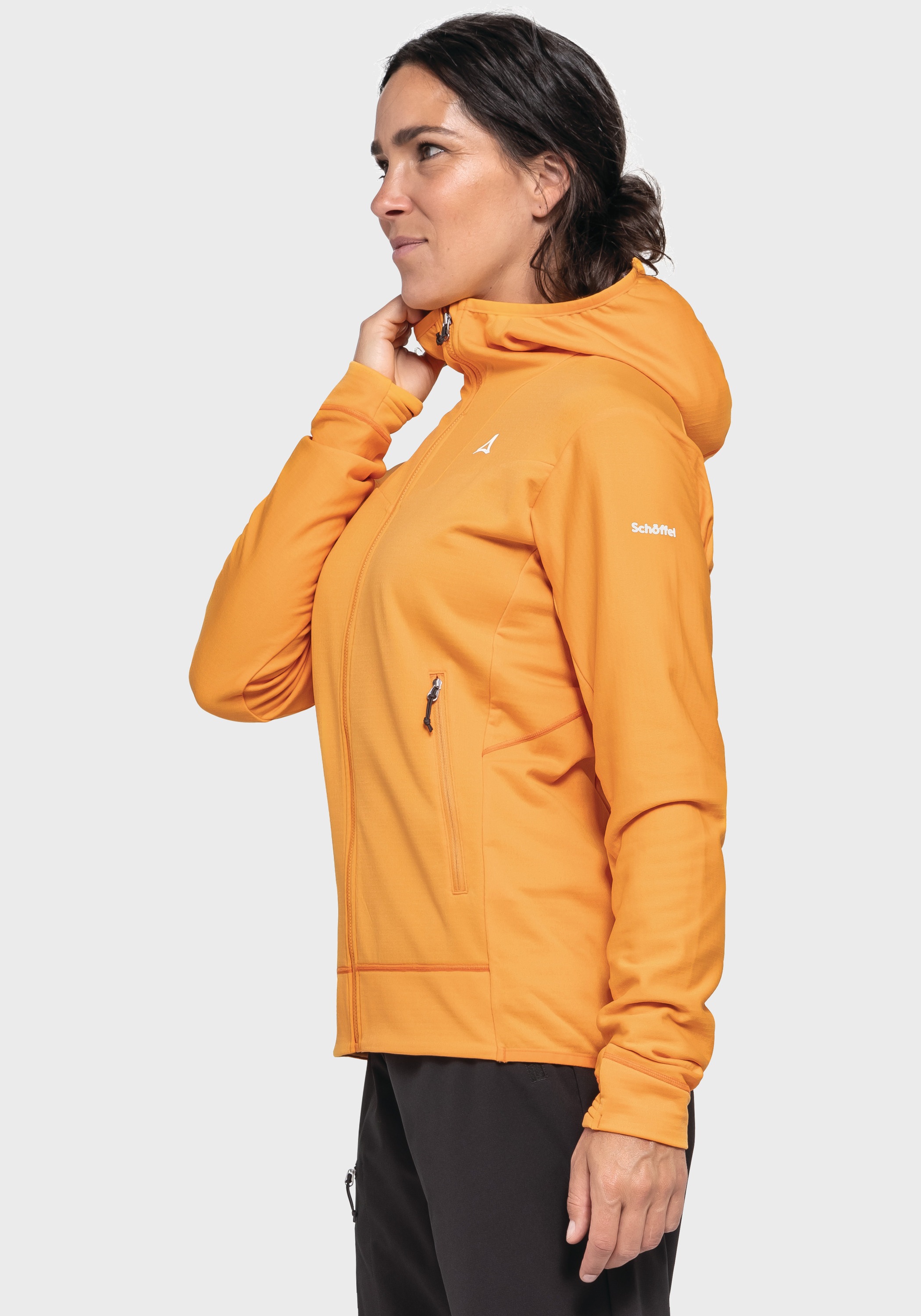 Schöffel Fleecejacke »Mountain Fleece Hoody Style Blaueis WMS«, mit Kapuze