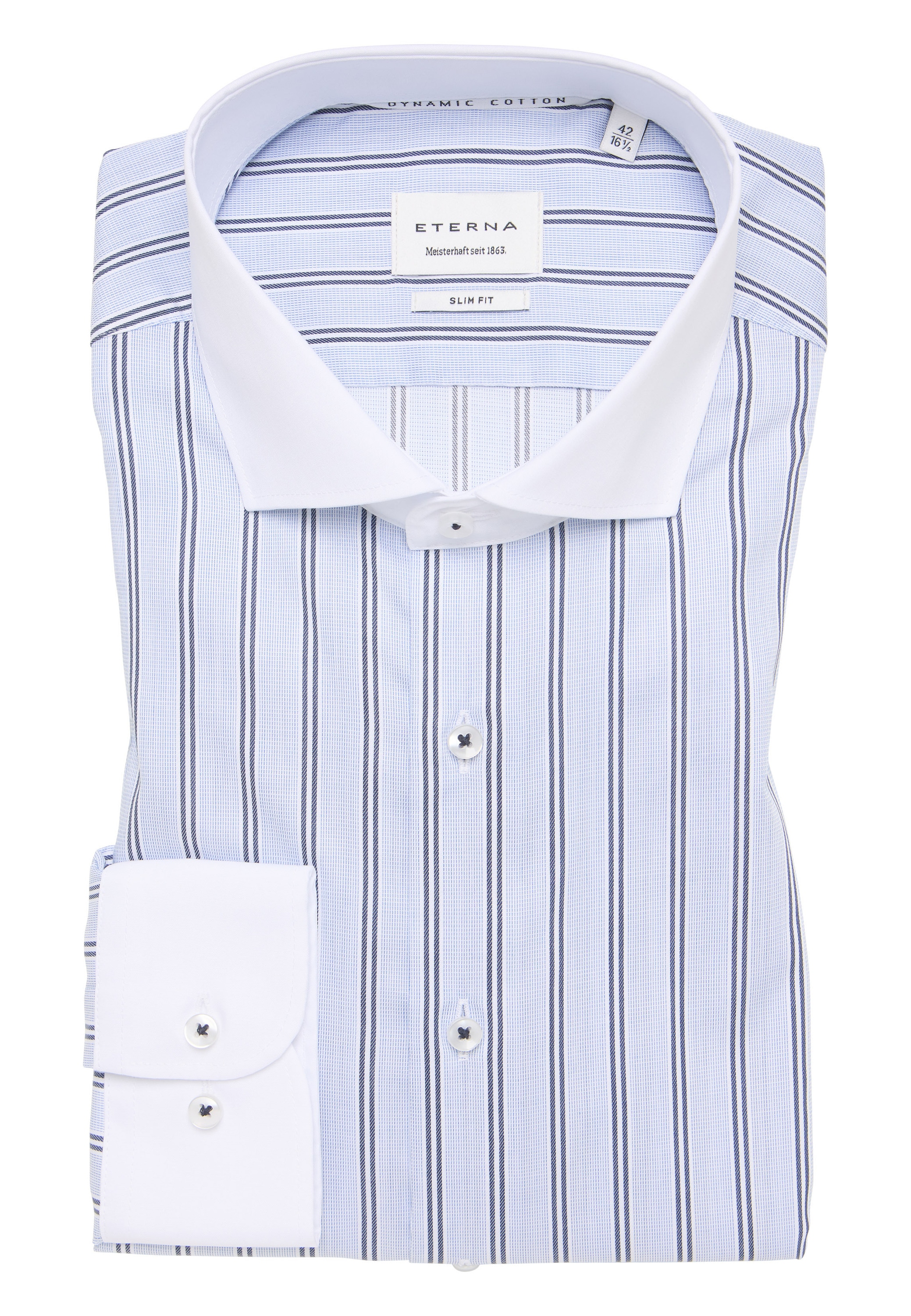 Eterna Langarmhemd »SLIM FIT«, NON IRON (bügelfrei)