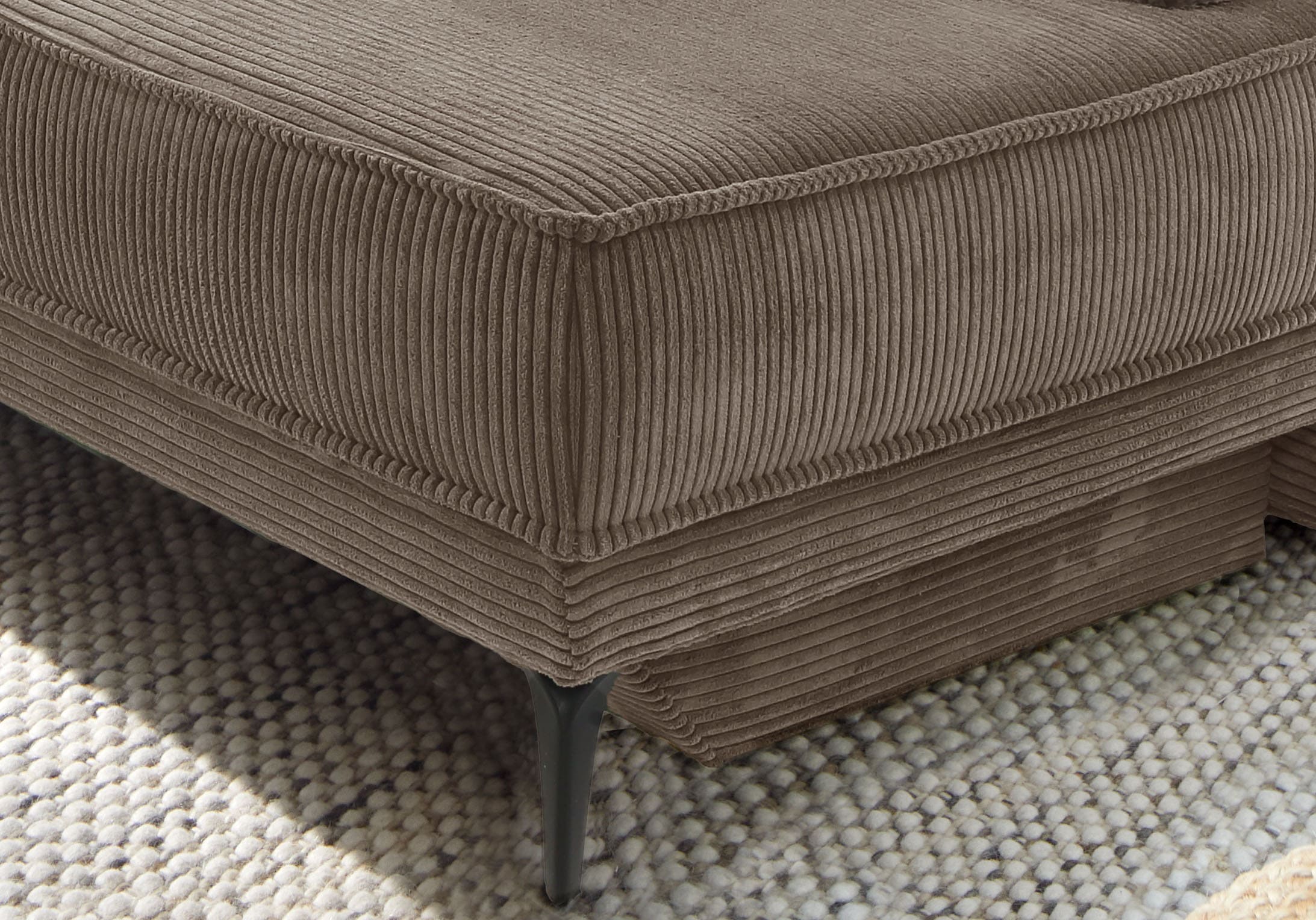 Jockenhöfer Gruppe Schlafsofa »Maestro, B: 203 cm, Liegefl. 161x200 cm, Dauerschläfer« mit Bettfunktion & Bettkasten, Tonnentaschenfederkern