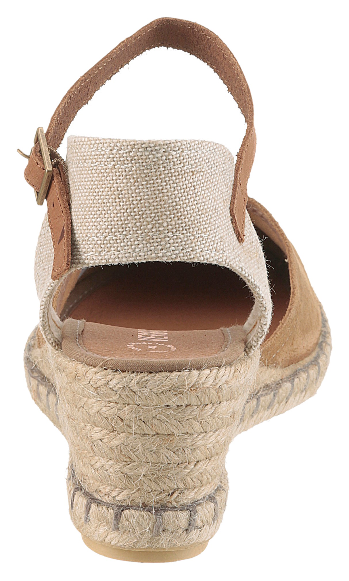 VERBENAS Sandalette »MALENA SERRAJE«, Sommerschuh, Riemchensandale, Urlaubschuh mit Keilabsatz