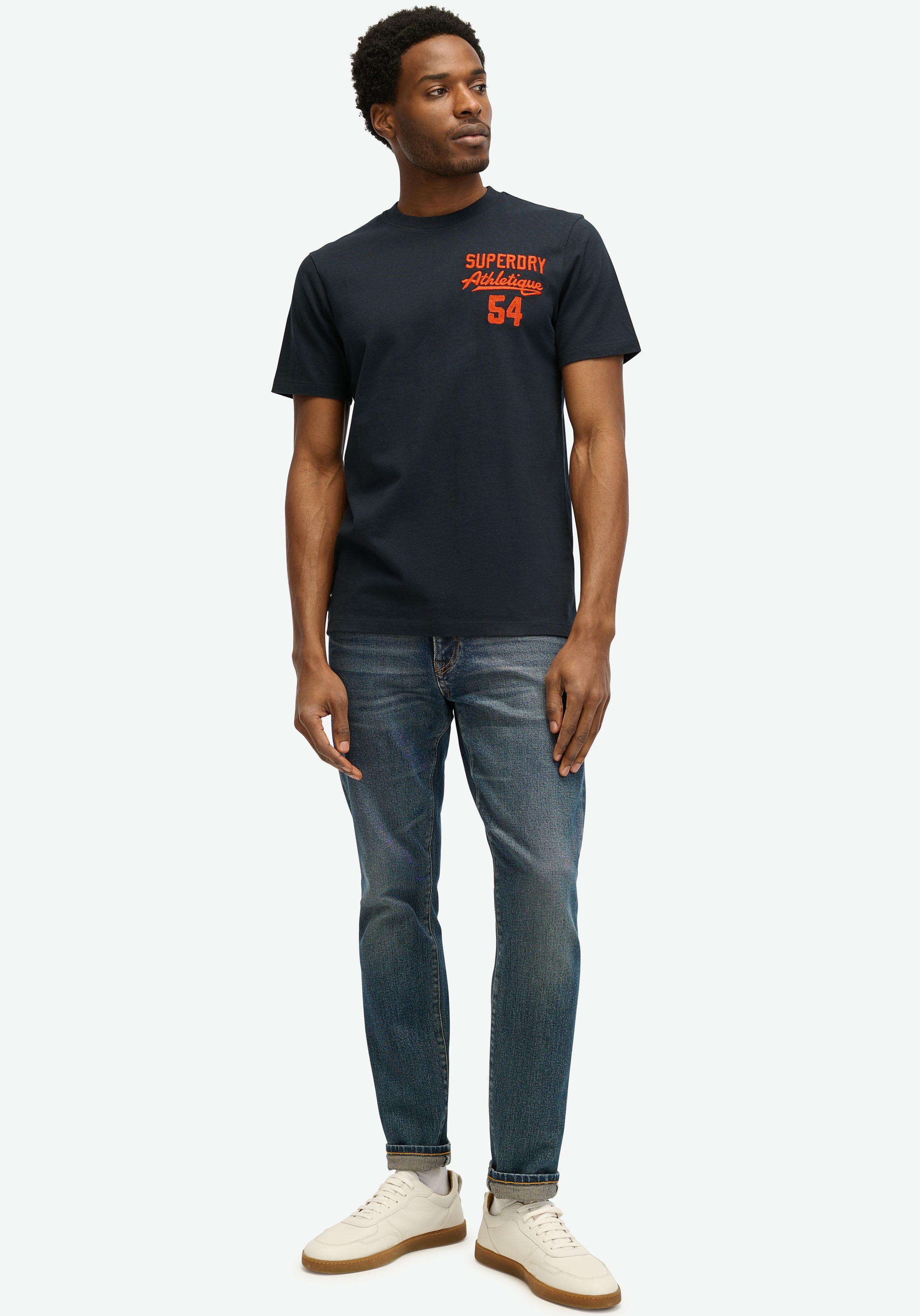 Superdry Kurzarmshirt »EMBROIDER SUPERSTATE LOGO TEE«