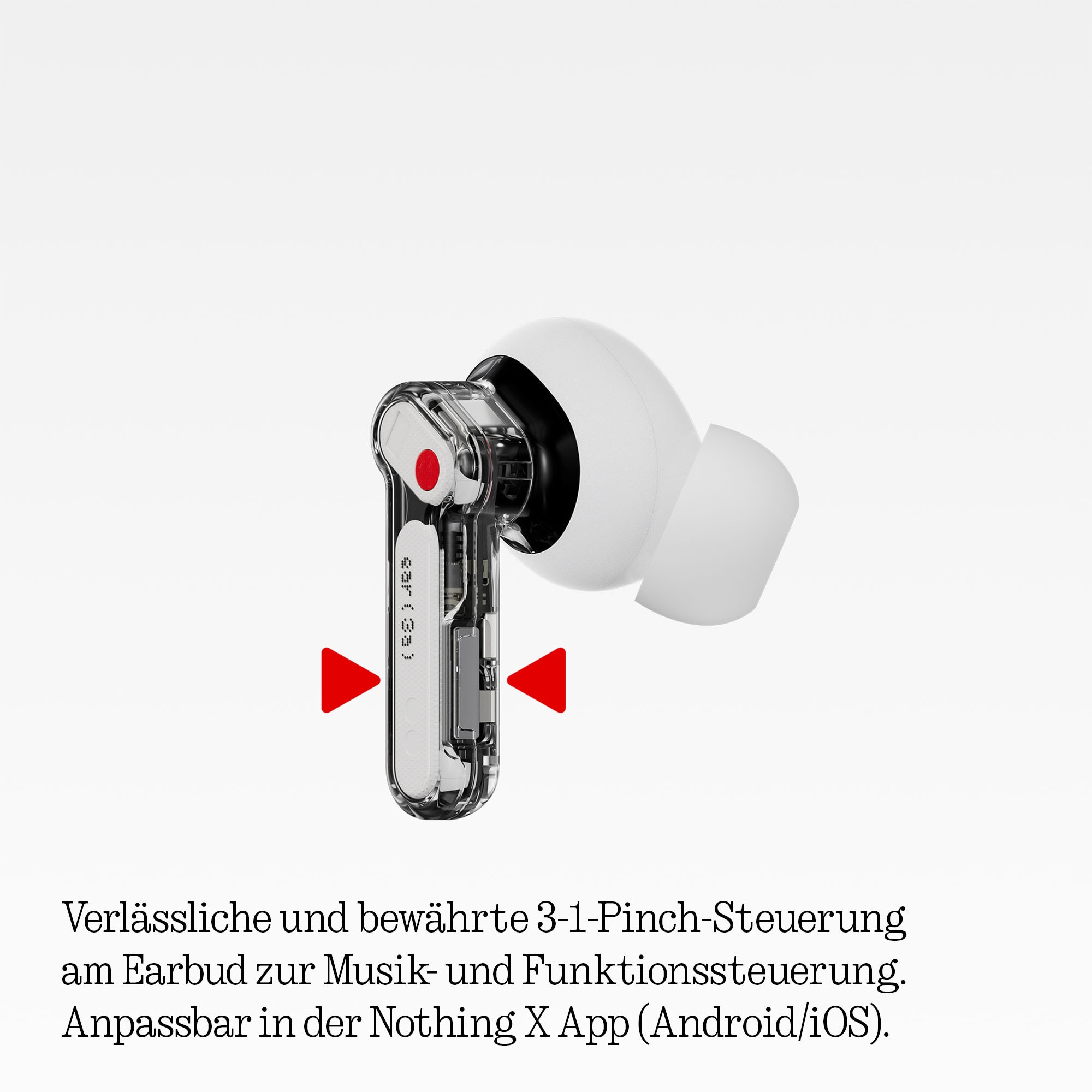 NOTHING wireless In-Ear-Kopfhörer »Ear (3a)« Bluetooth Active Noise Cancelling (ANC)