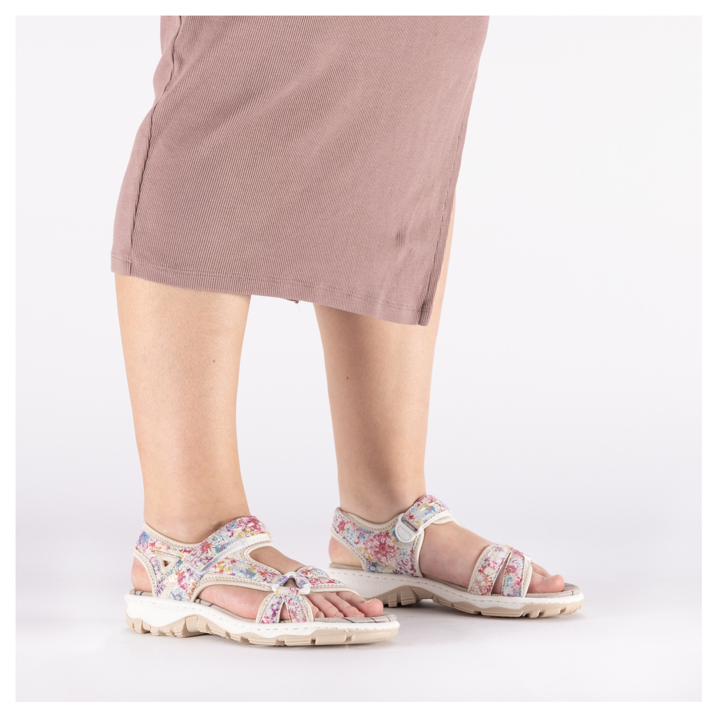 Rieker Riemchensandale  Sommerschuh, Sandalette, Outdoorschuh in Trekking-Optik