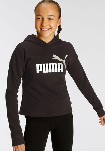 PUMA Kapuzensweatshirt »ESS+ Logo Cropped Hoodie TR G« kaufen
