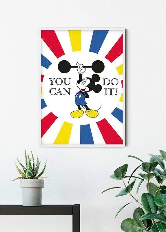 Komar Poster »Mickey Mouse Do it«, Disney, (1 St.), Kinderzimmer, Schlafzimmer, Wohnzimmer