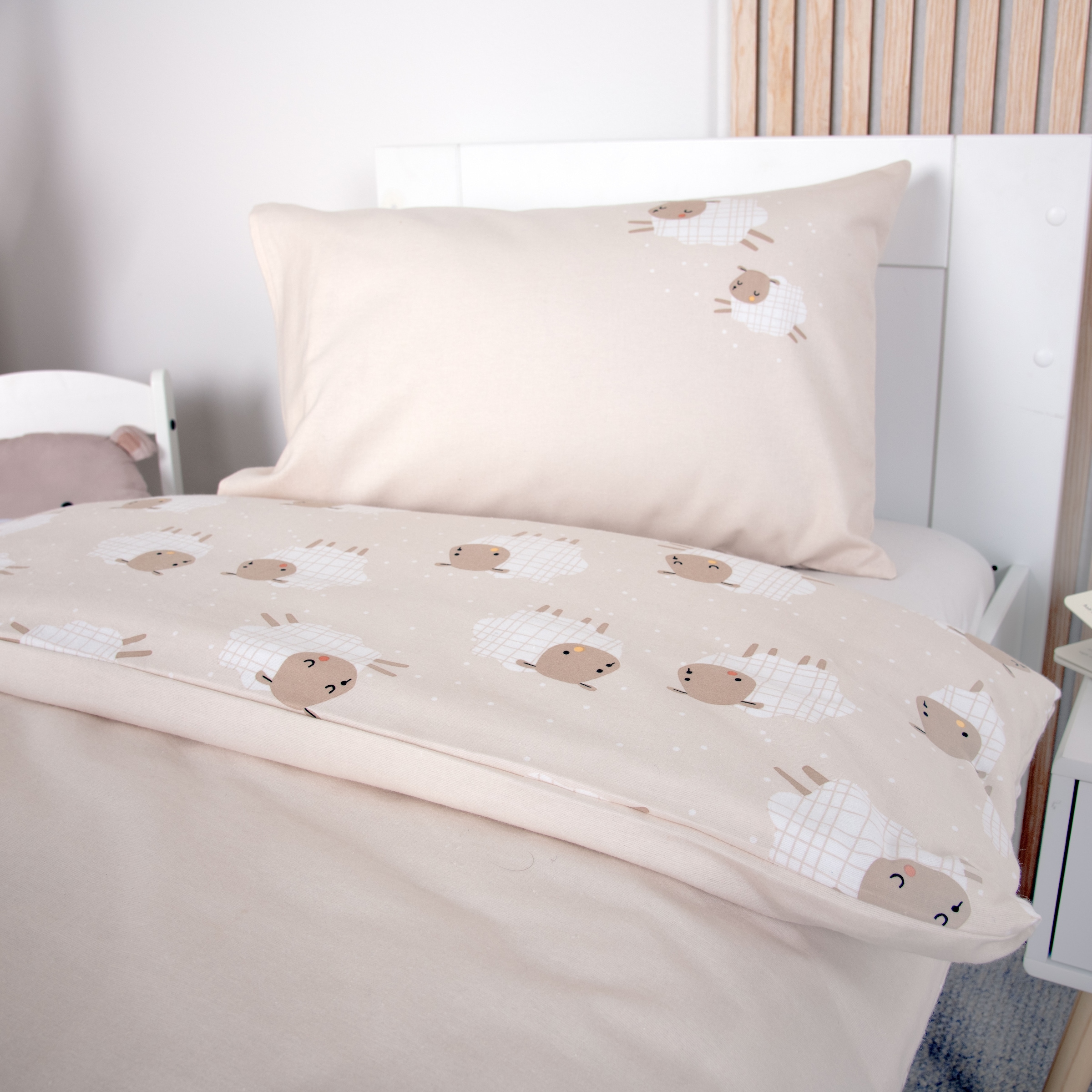 Baby Best Wendebettwäsche »babybest Schäfchen« 2 Stk. tlg. besonders kuschelig