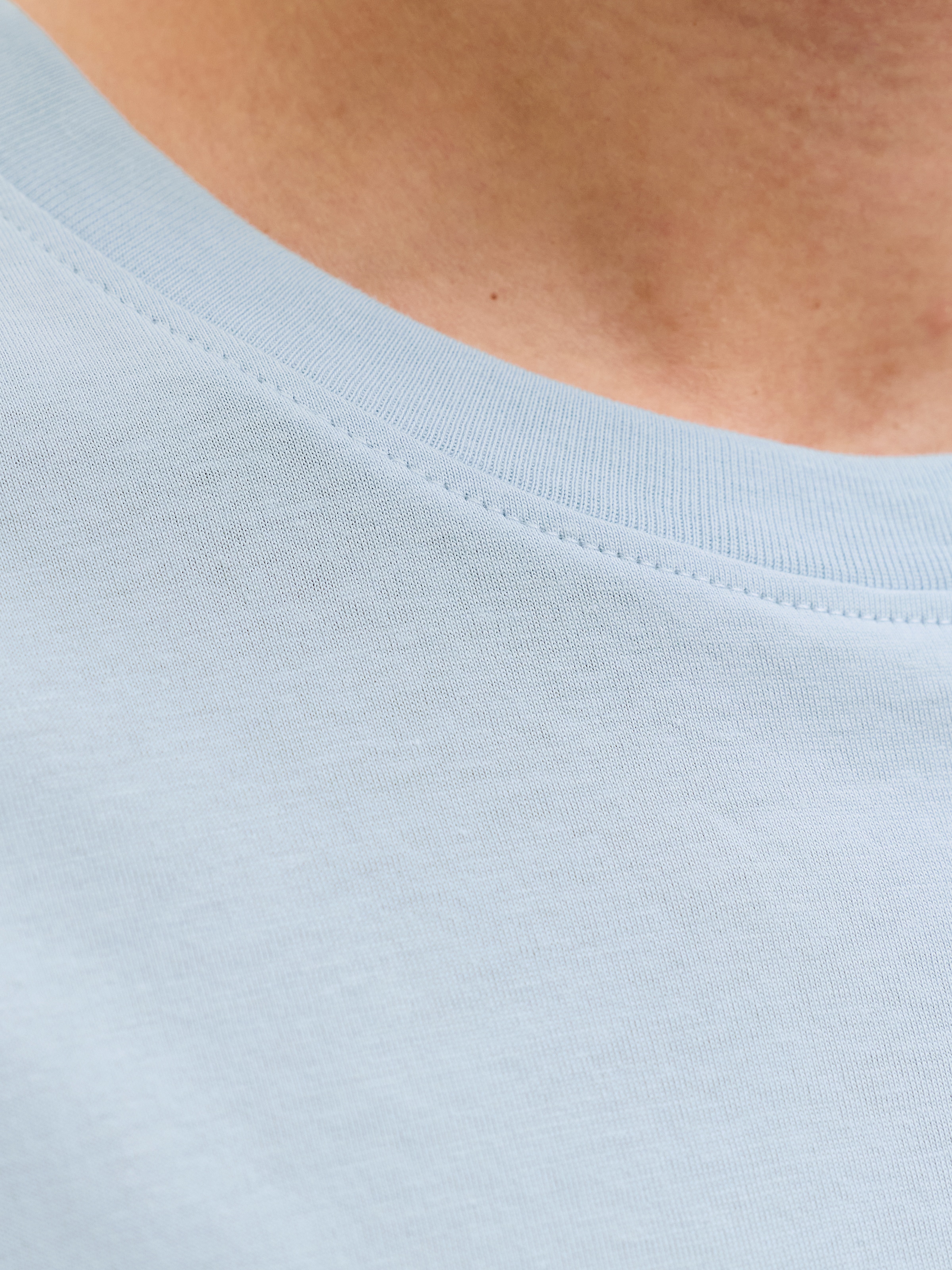 Jack & Jones Rundhalsshirt »JJCOLE PRINT TEE SS CREW NECK«