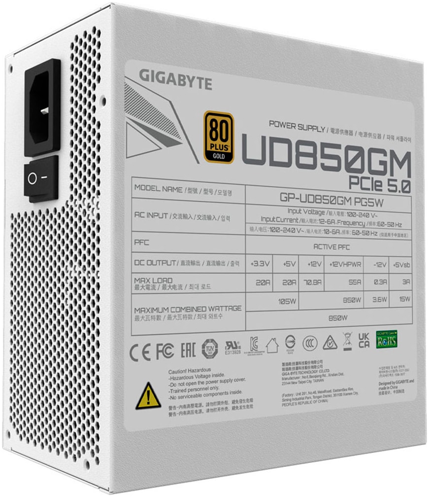 Gigabyte PC-Netzteil »UD850GM PG5W«