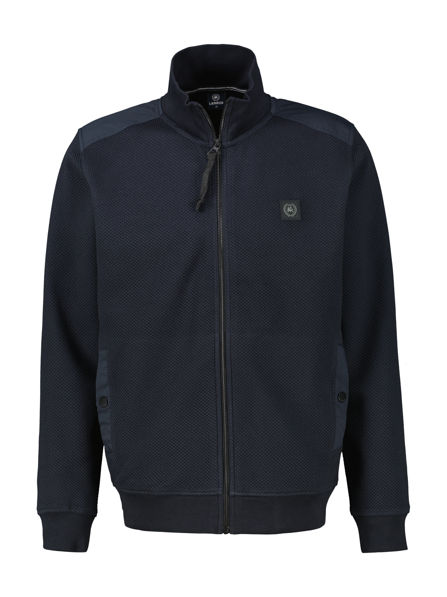 LERROS Sweatjacke, mit Stehkragen und Reißverschluss
