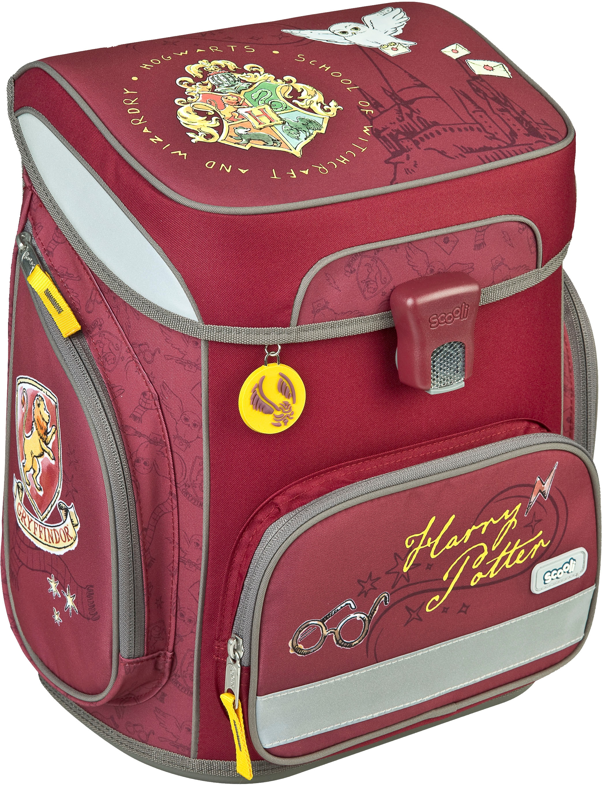 Scooli Schulranzen »EasyFit, Harry Potter II«, Reflektoren