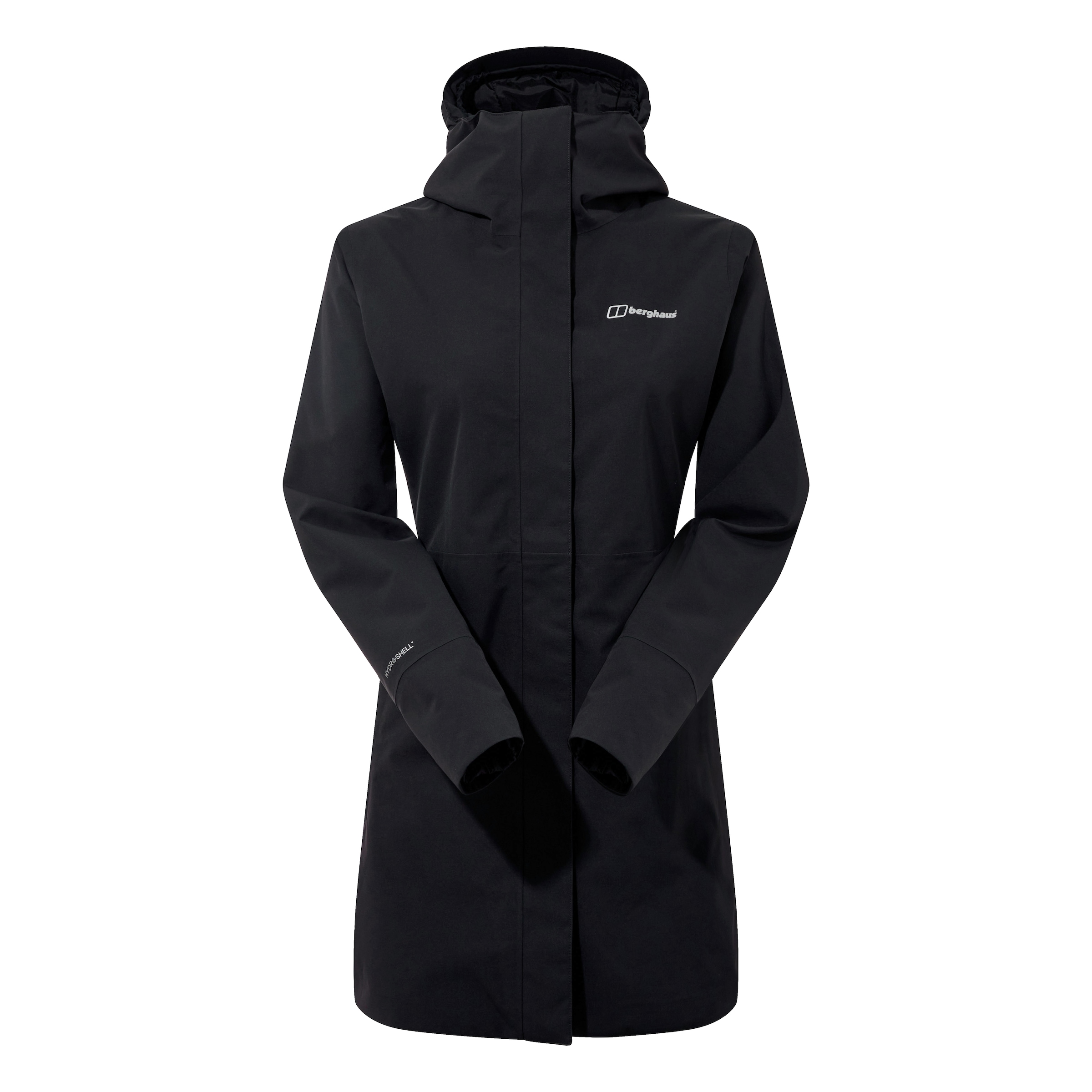 Berghaus Softshelljacke »OMEARA LONG SHELL JKT AF« sportlicher Stil, mit verstellbarer Kapuze, atmungsaktiv