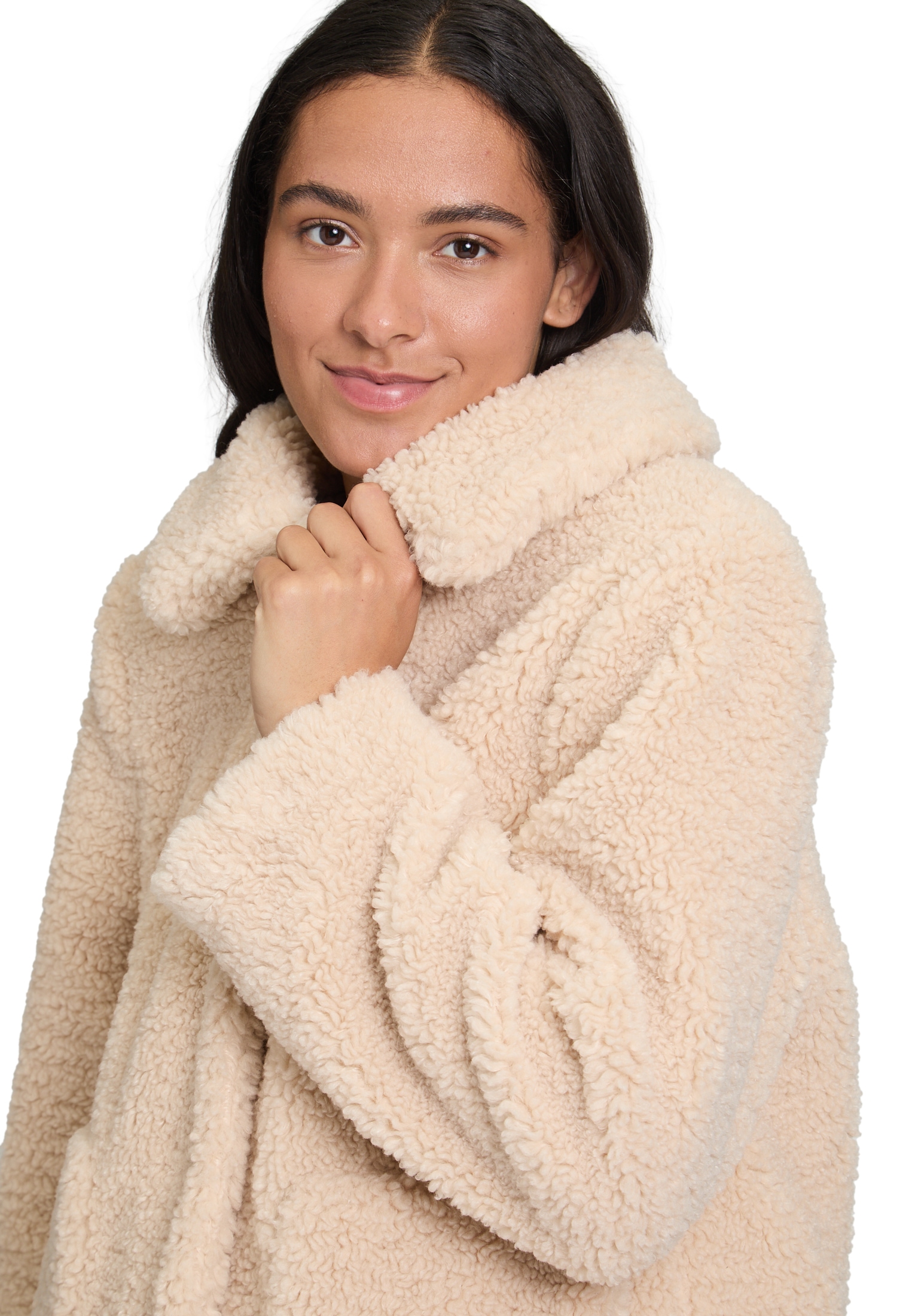 Cartoon Plüschjacke »Plüschjacke mit Kragen«