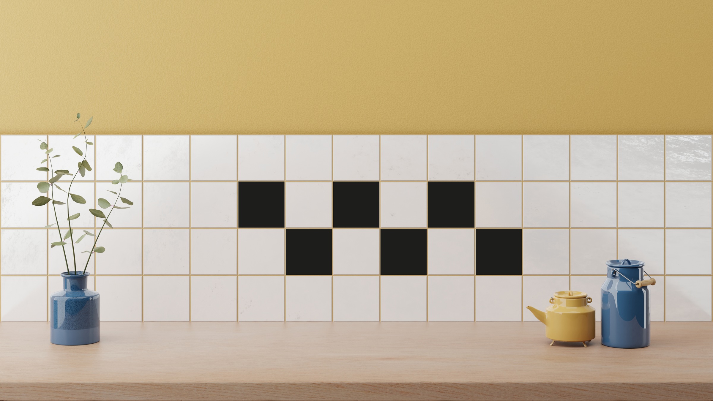 queence Fliesenaufkleber »Unifarben« Stickerfliesen, selbstklebend, Sticker, 12er Set