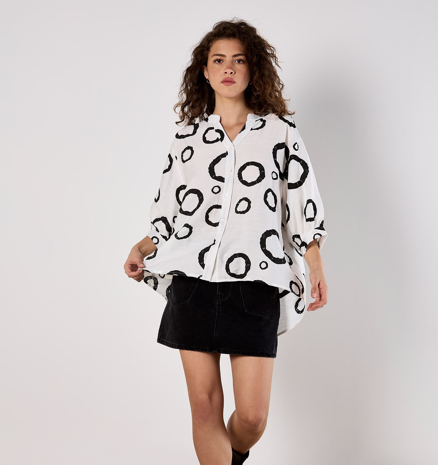 Apricot Klassische Bluse »Bluse« in Oversized-Passform