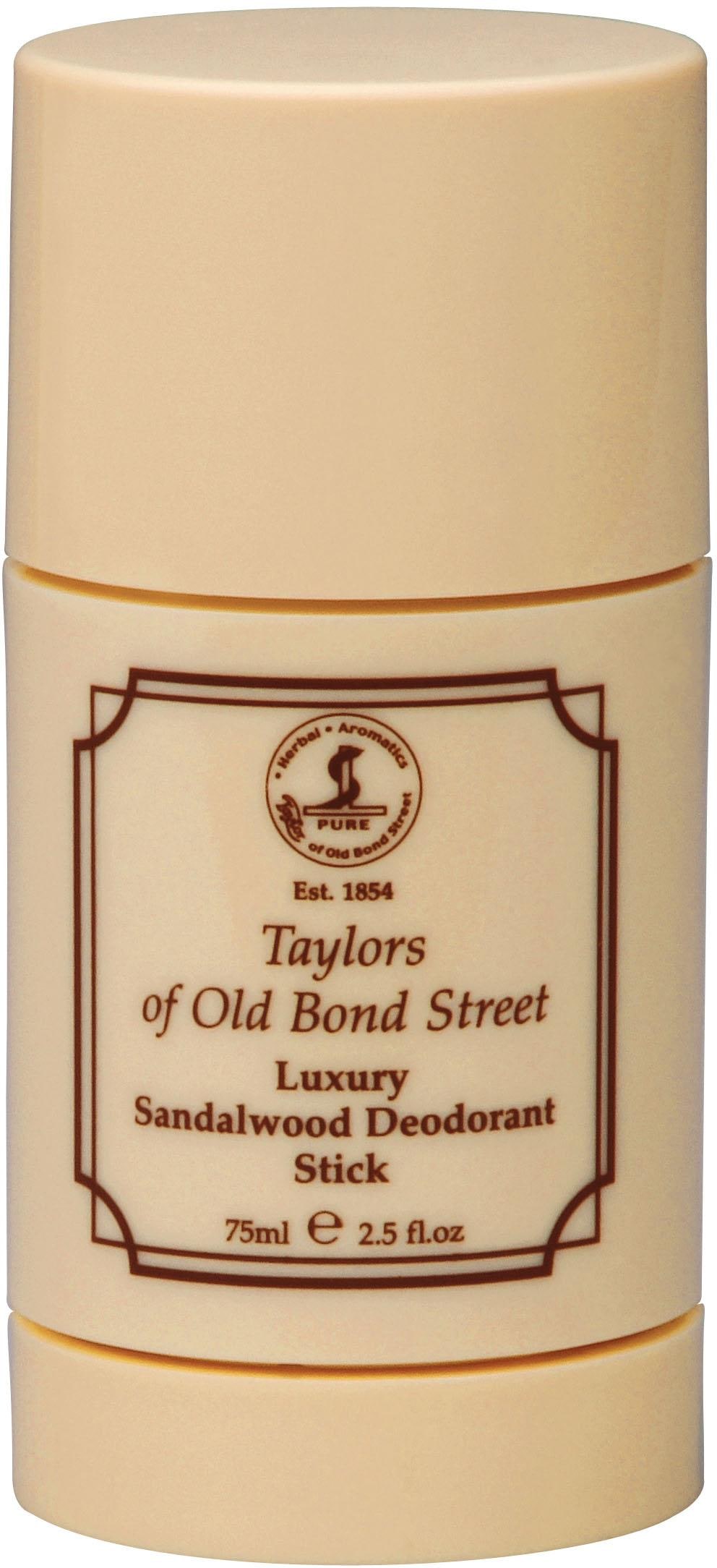 Taylor of Old Bond Street Deo-Stift »Deodorant Stick Sandalwood«, Beruhigender Duft mit antiseptischer Wirkung...