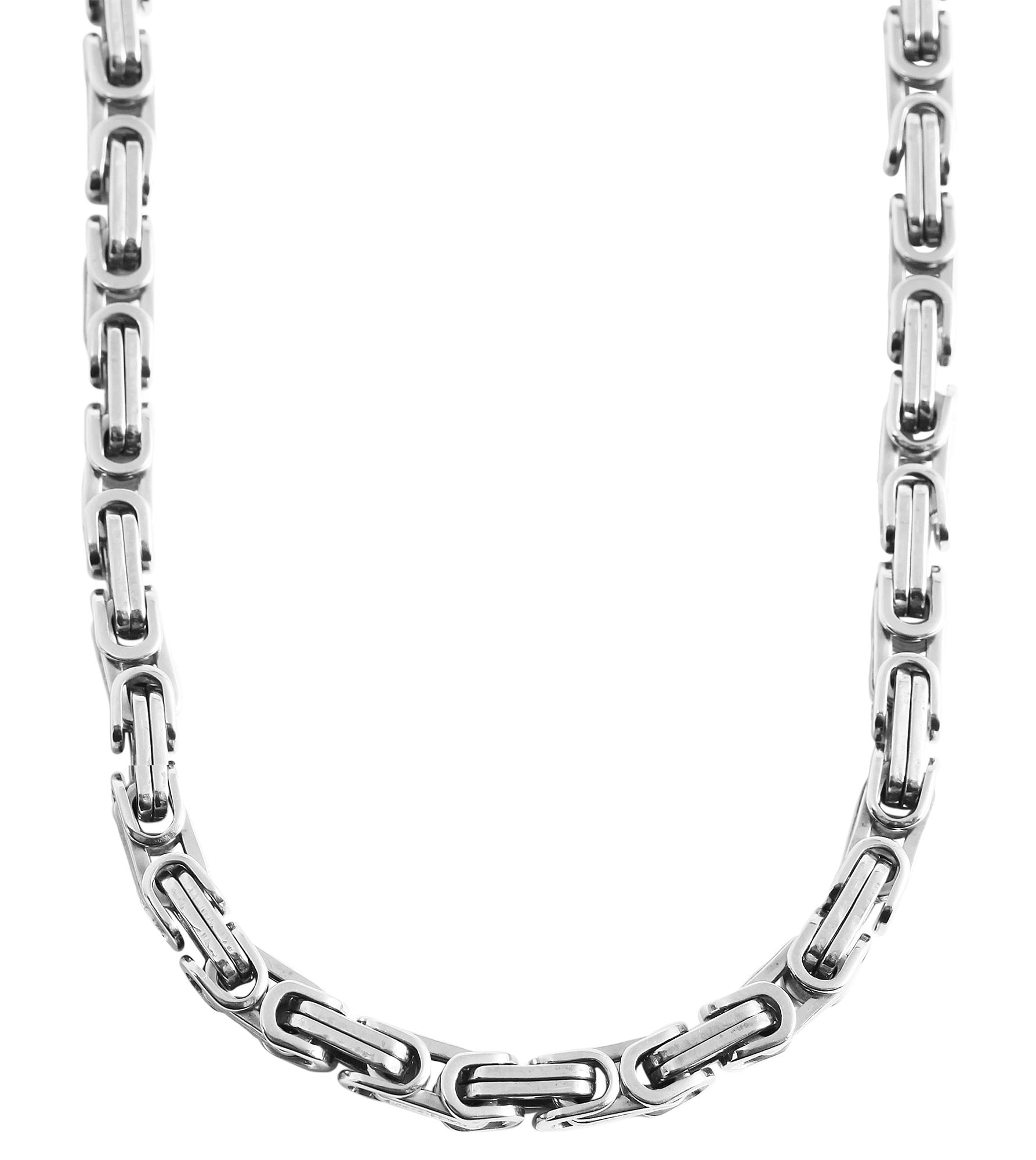 Adelia´s Königskette »Unisex Halskette ¿ Königskette aus Edelstahl 45 cm«