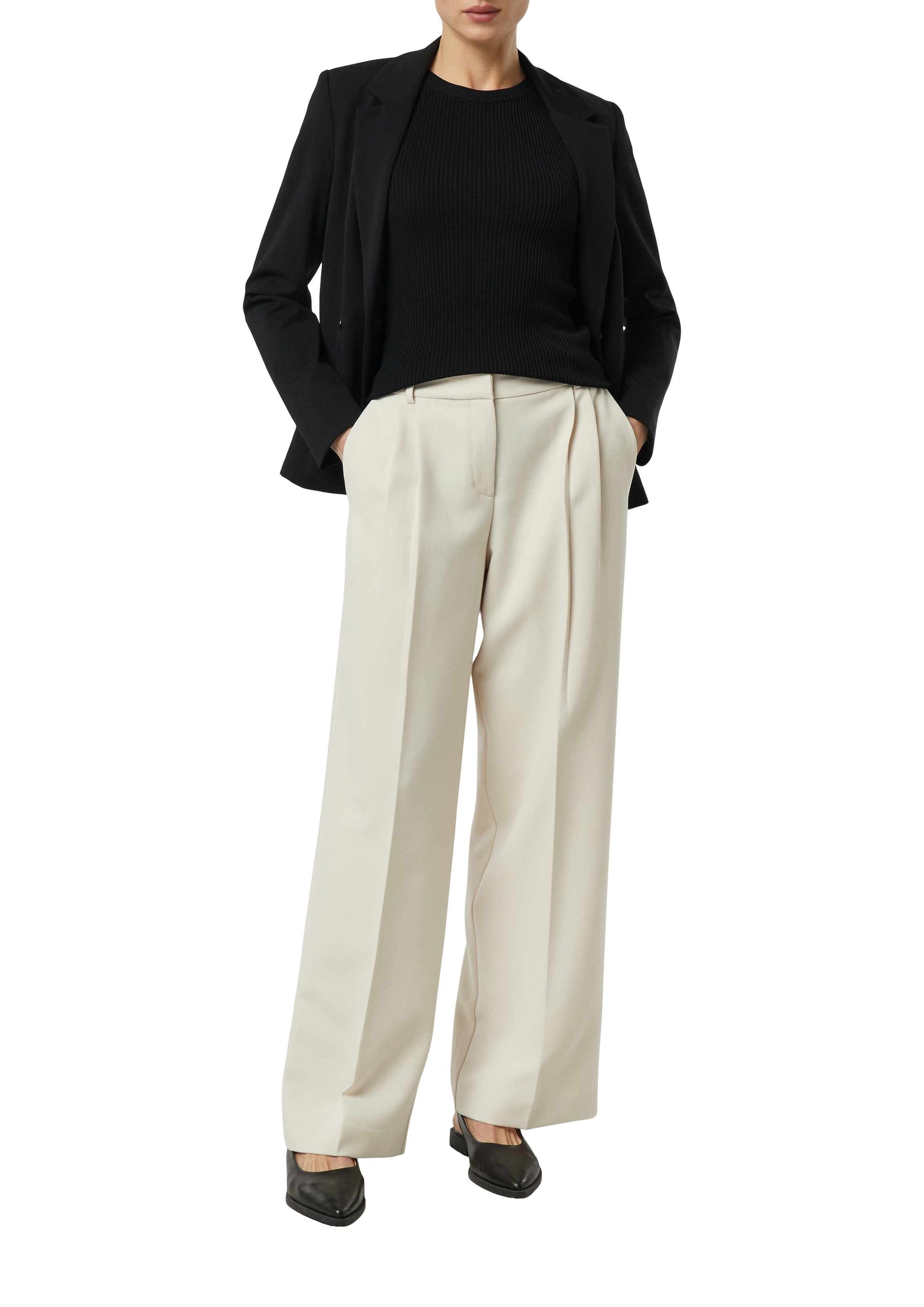 Comma Jackenblazer mit Knopfverschluss und Reißverschlusstaschen