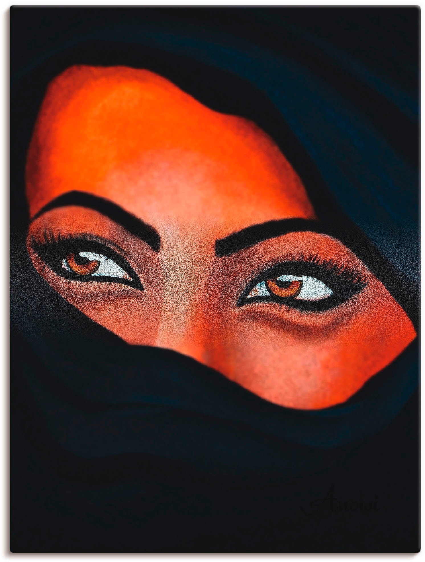 Artland Wandbild »Tuareg - Der Sand auf deiner Haut«, Frau, (1 St.), als  Leinwandbild, Wandaufkleber oder Poster in versch. Größen online bei OTTO