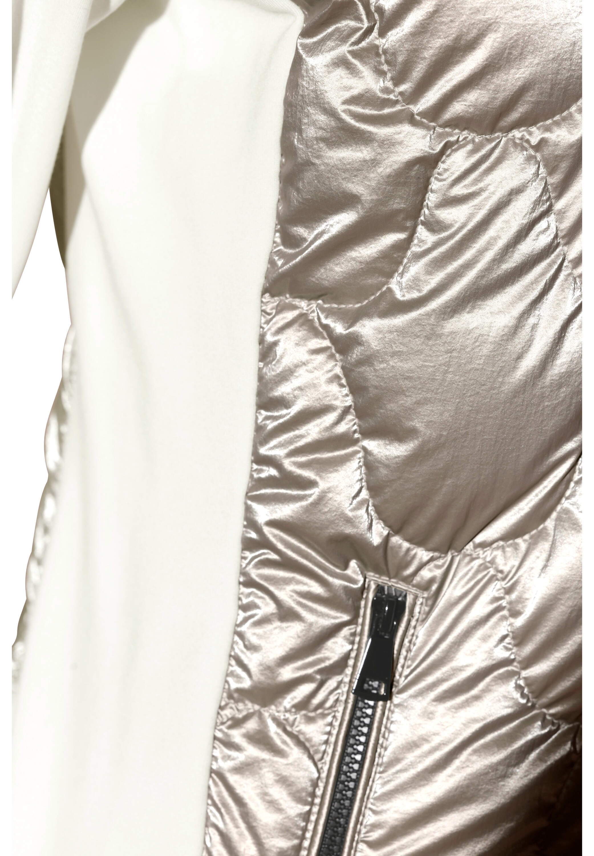 creation L Daunenjacke »Daunen-Jacke Daunenjacke im Materialmix« ohne Kapuze