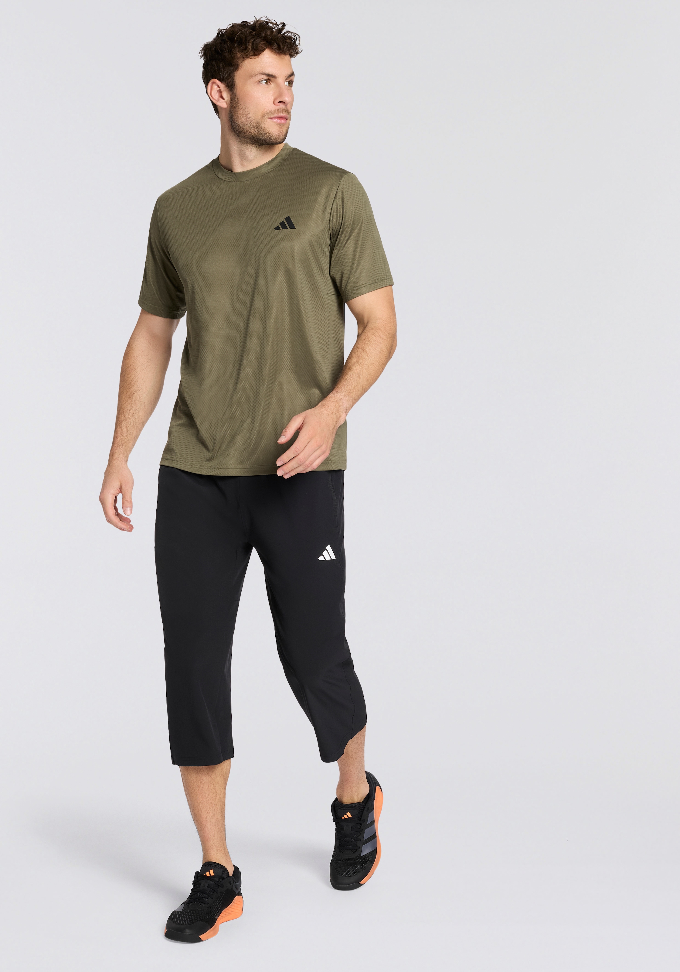 adidas Performance Sporthose »WORKOUT ESSENTIALS FLEX WOVEN 3/4«
