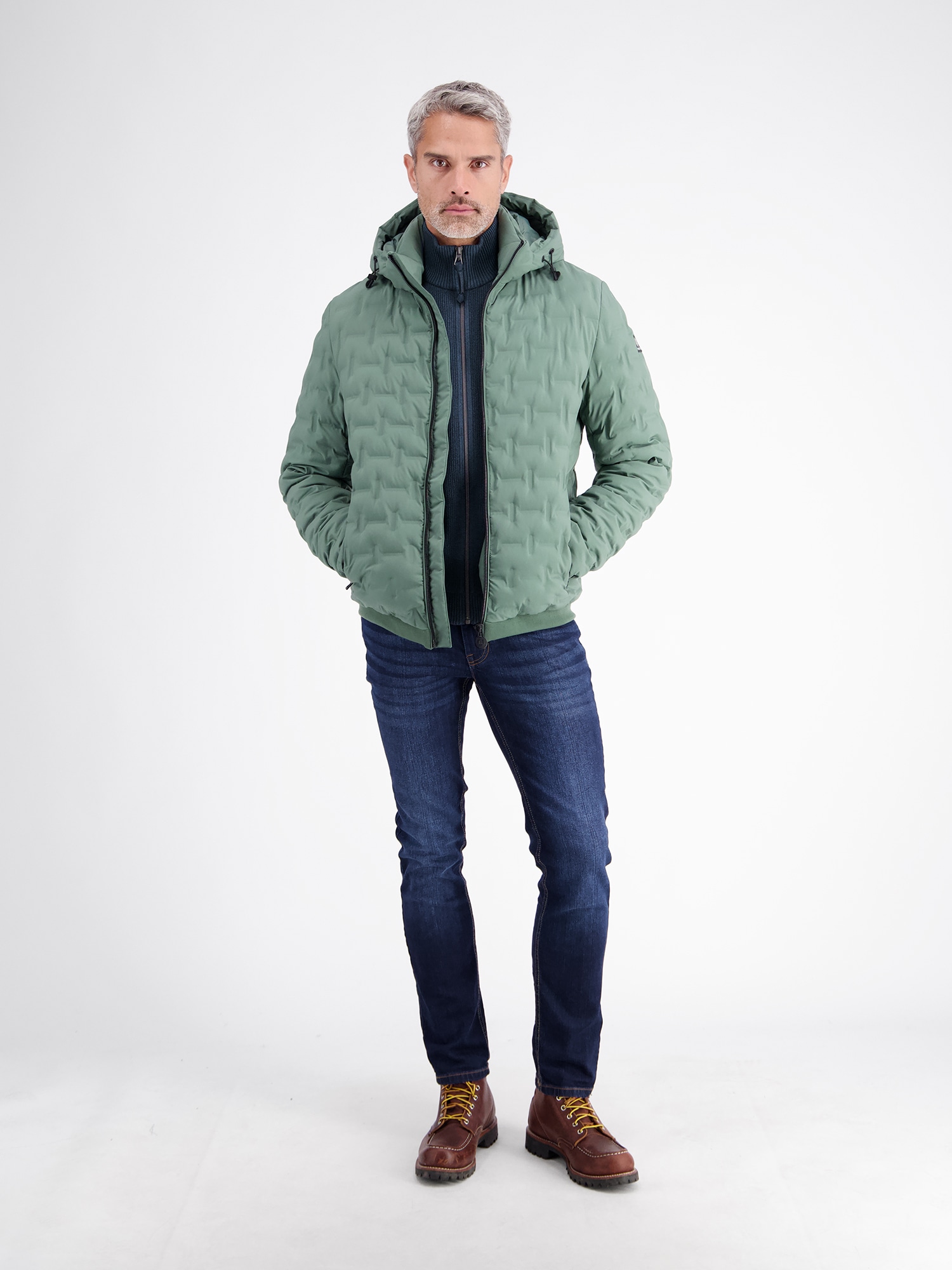 LERROS Strickjacke »Strickjacke im Casual-Stil aus hochwertiger Baumwolle«