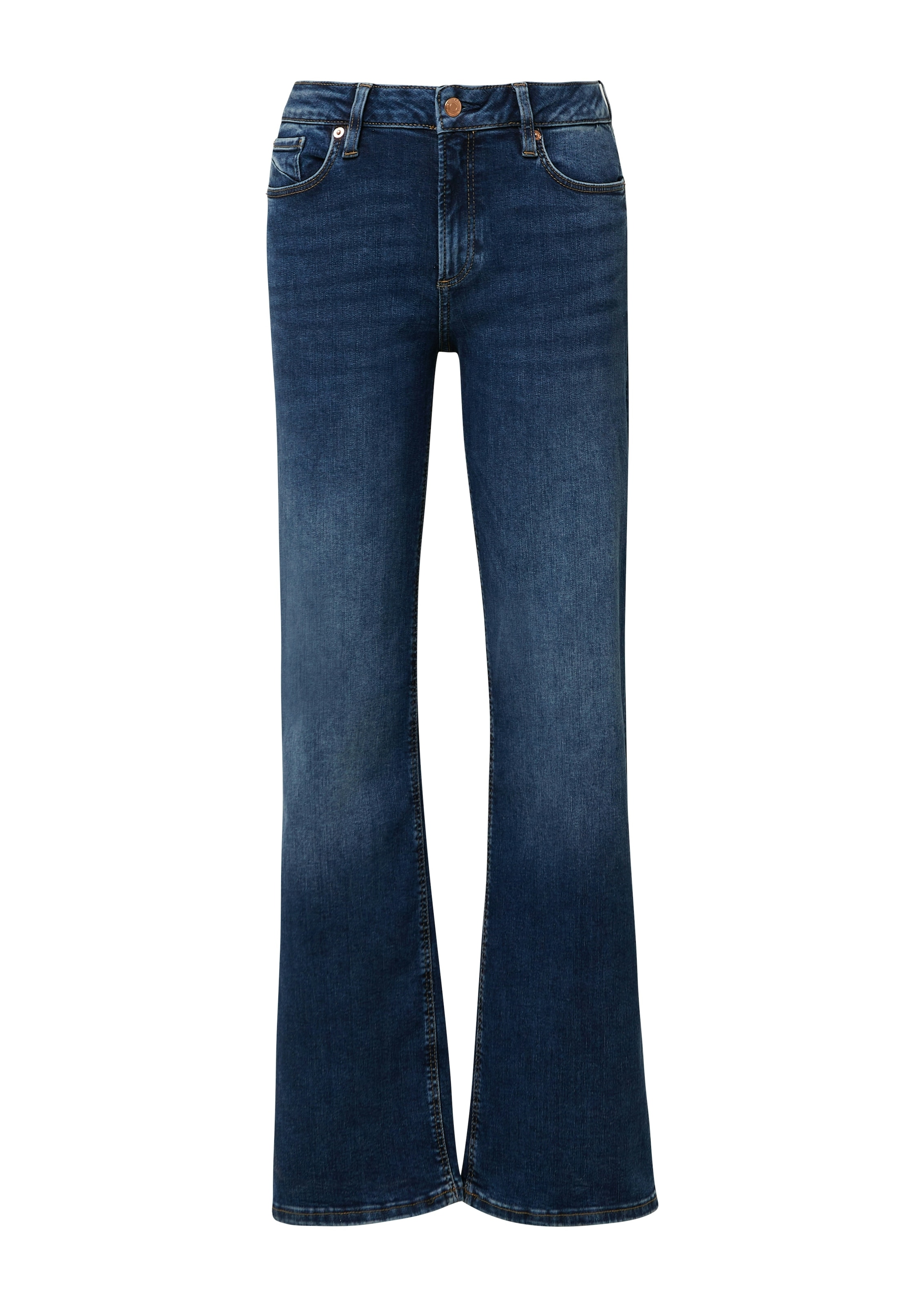 QS Stretch-Jeans »CATIE Wide Leg« 5-Pocket-Form