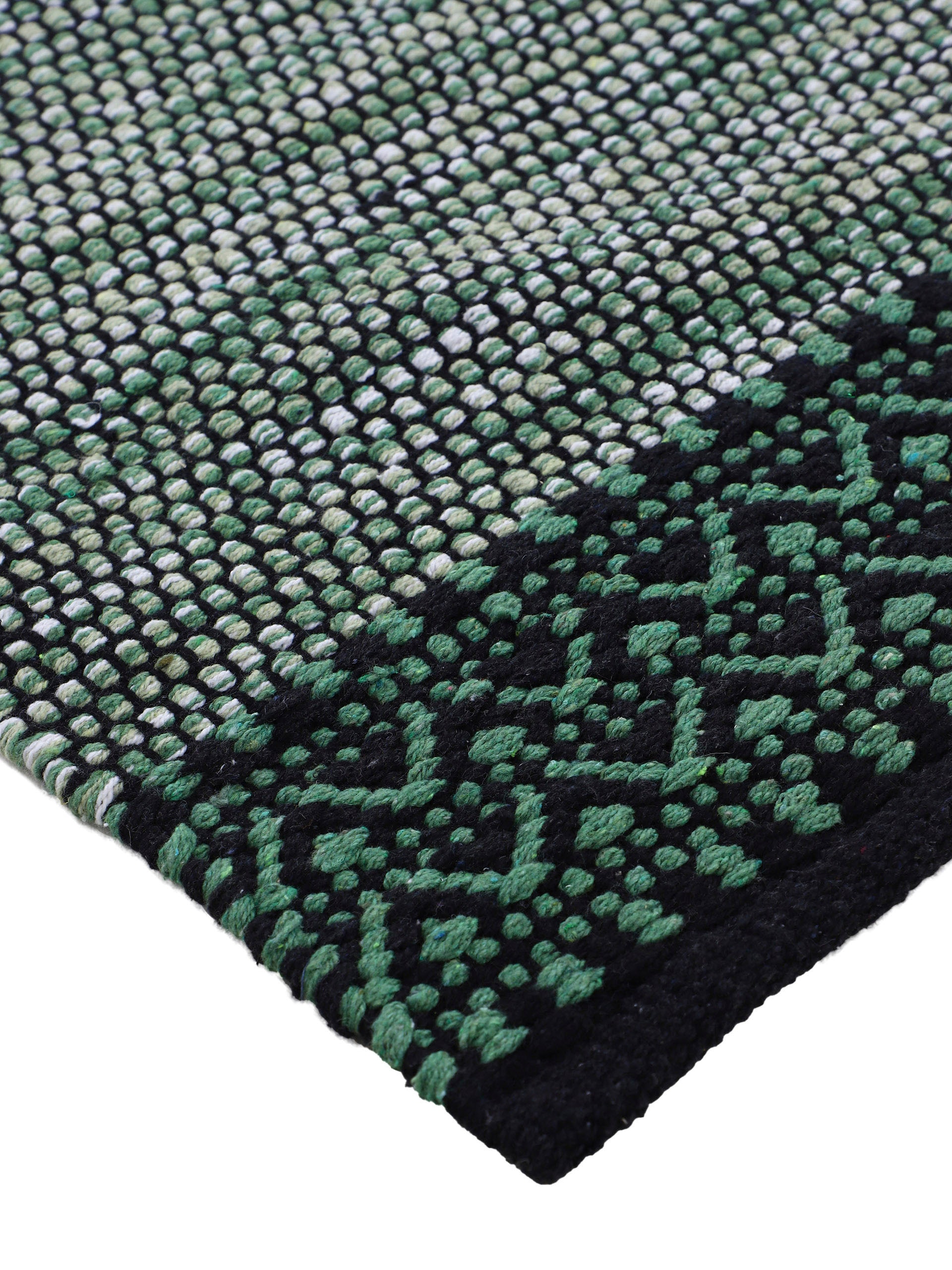 carpetfine Teppich »Kelim Mia ,    auch als Läufer erhältlich« rechteckig 6 mm Höhe handgewebt, Baumwolle, Wendeteppich, Fleckerl, Bordüre, Wohnzimmer