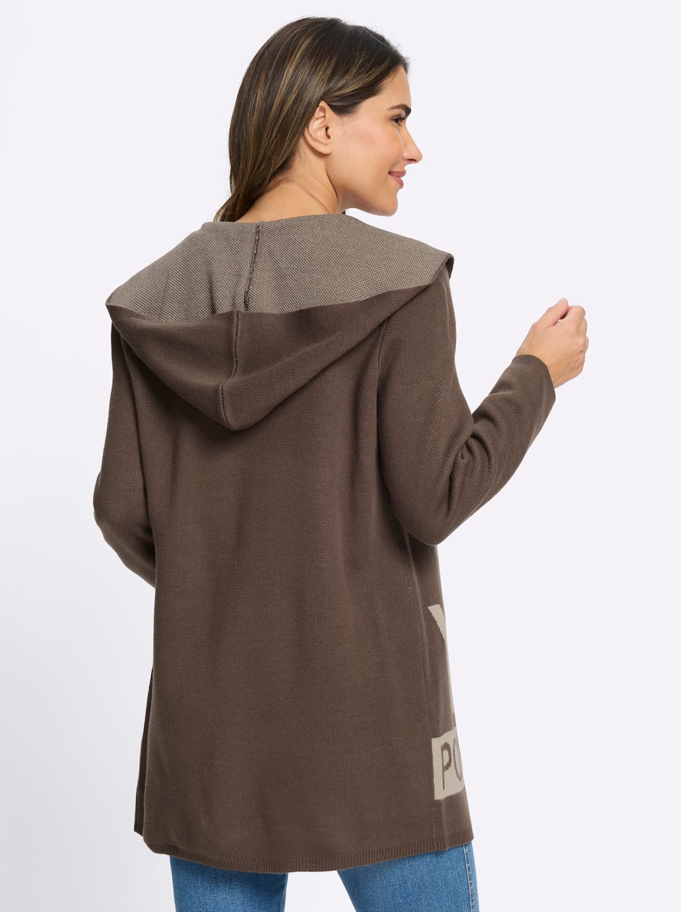 Classic Basics Longstrickjacke