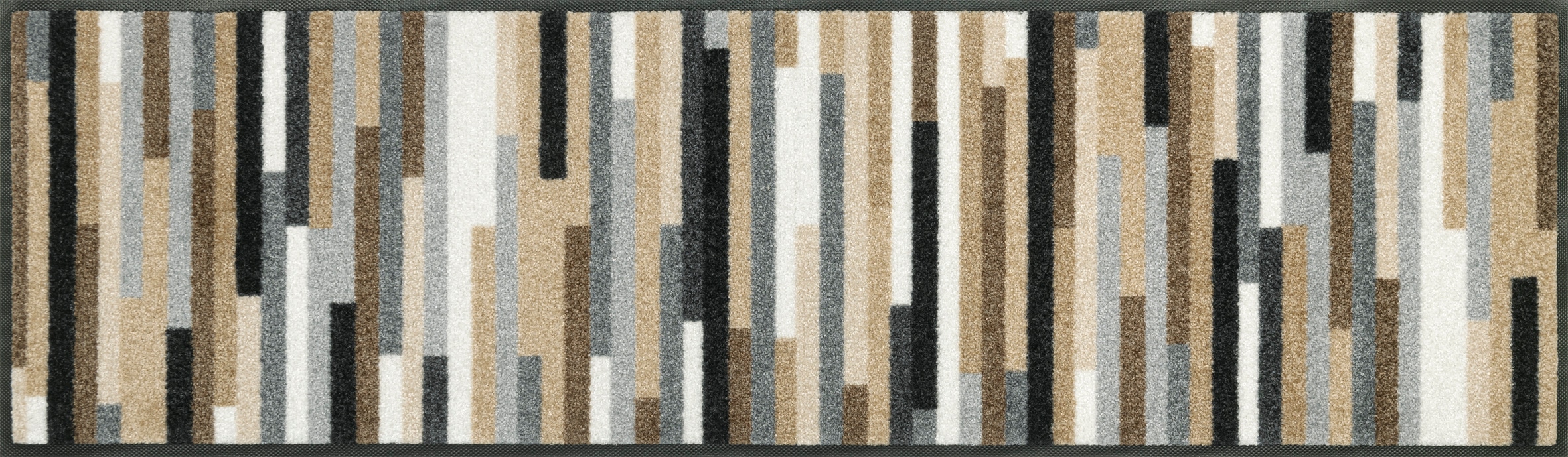 wash+dry by Kleen-Tex Läufer »Mikado Stripes« rechteckig 7 mm Höhe Schmutzfangläufer, modernes Streifen Design, rutschhemmend, waschbar