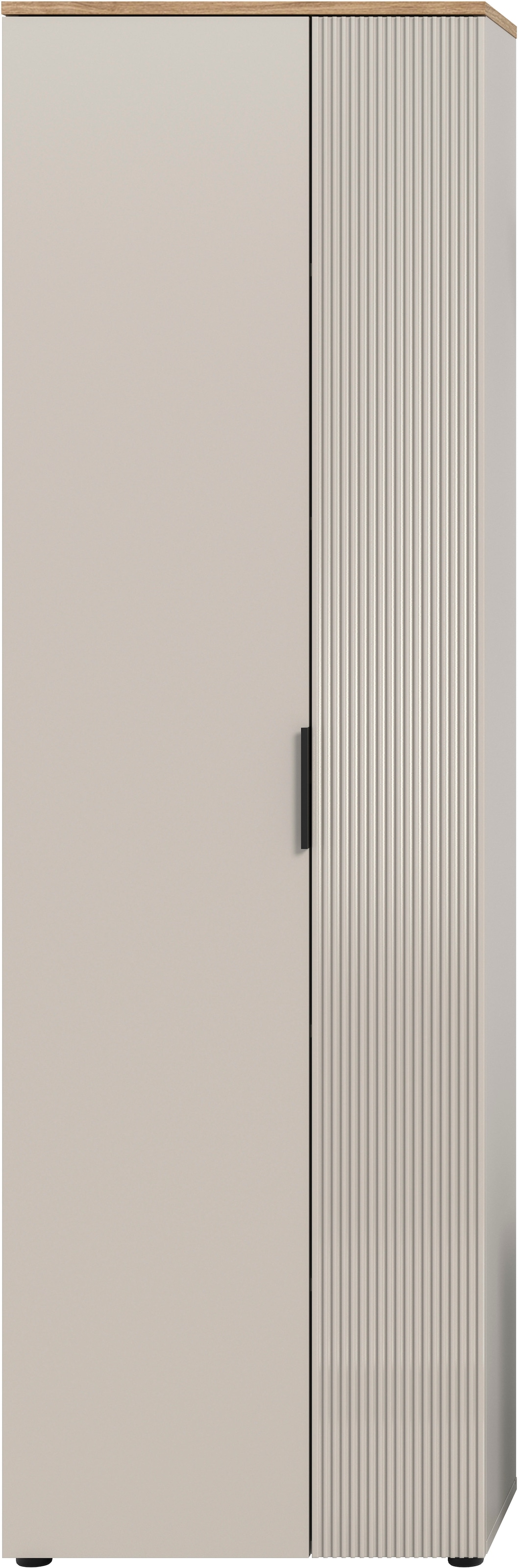 INOSIGN Garderobenschrank »EDIL, Höhe 190cm, 2 Türen, 5 Böden, 6 Fächer« moderne Farbkombination, Platz für ca. 18 Paar Schuhe,  Kleiderschrank, Flurschrank, Hochschrank, Stauraumschrank