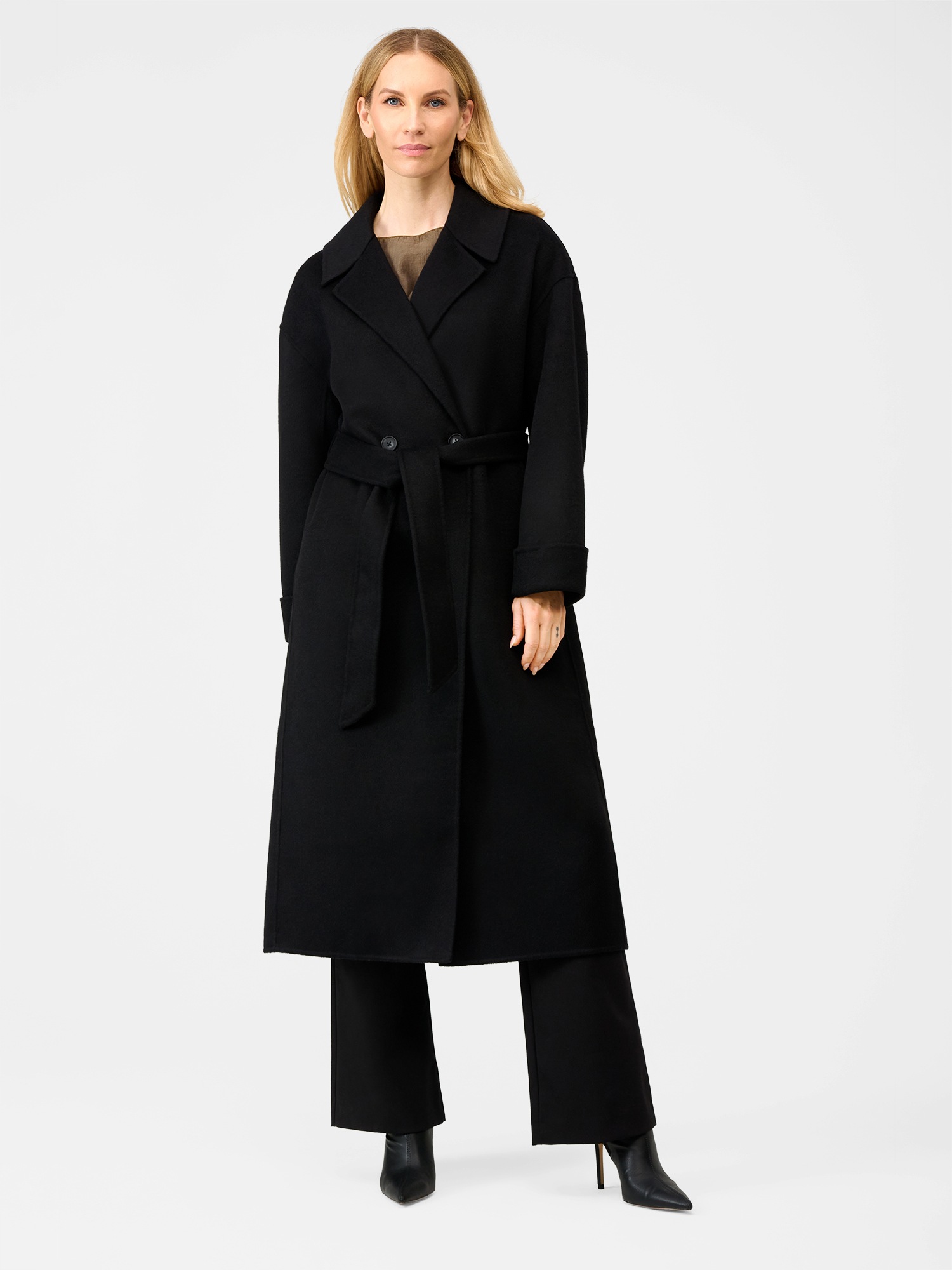 RICANO Wollmantel »Wollmantel Elodie« Handgefertigt, aus feinster Double-Face Wool