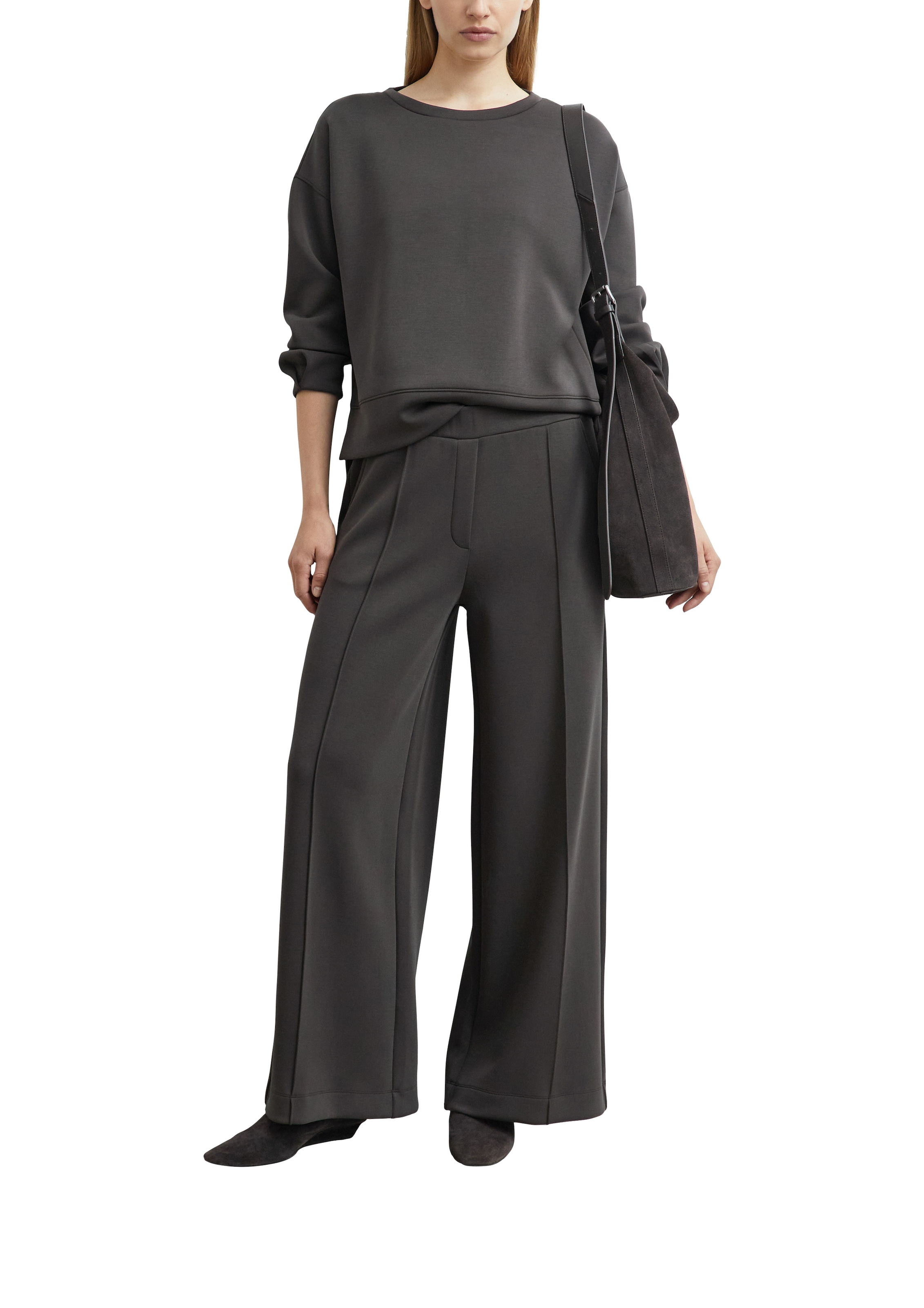 Comma Schlupfhose  mit weitem Bein, Stretch