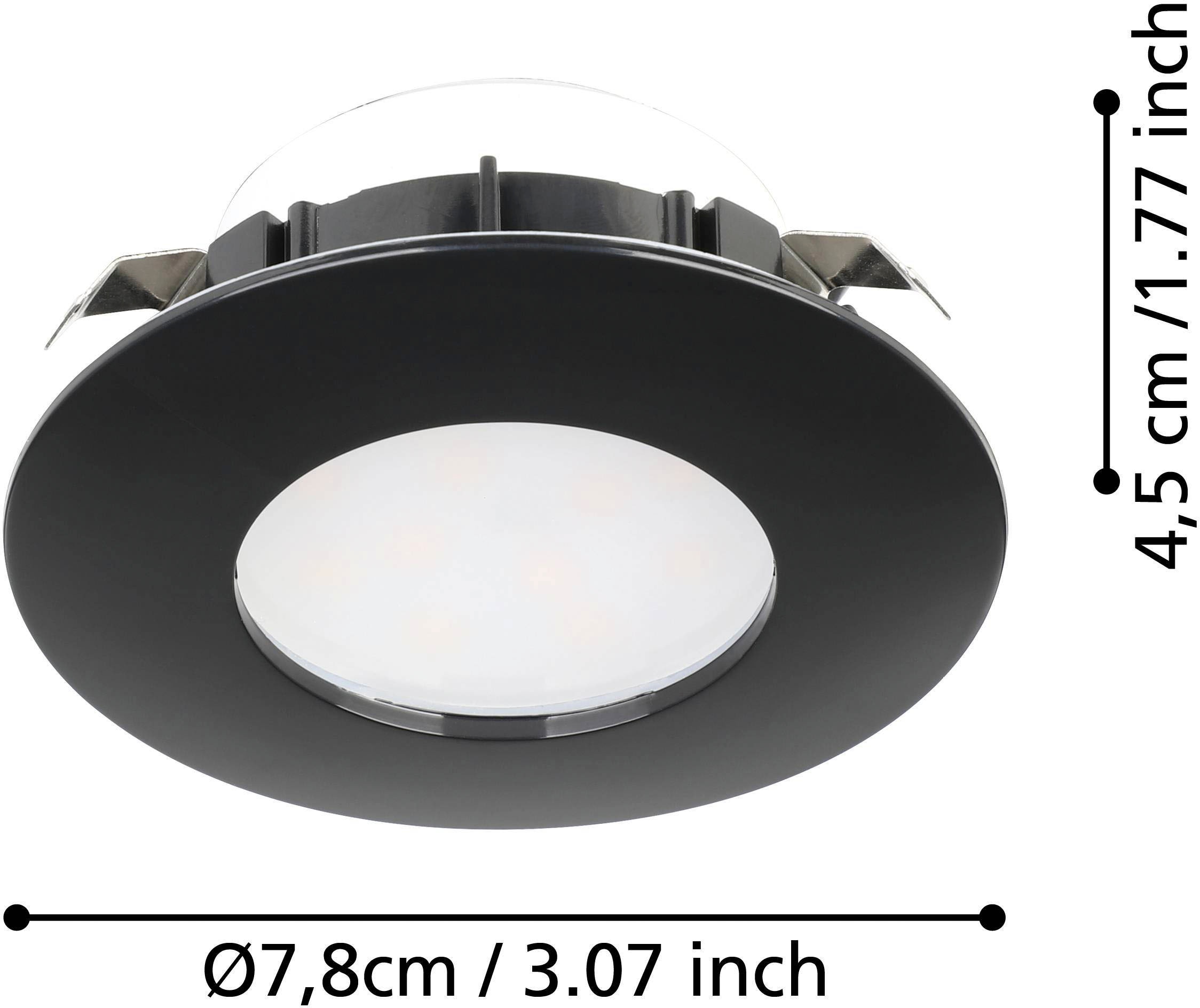 EGLO LED Einbaustrahler »PINEDA«, 3er Set, LED fest integriert, Ø 7,80 cm